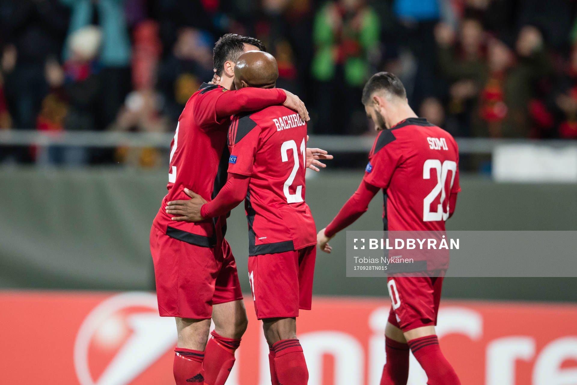 Östersunds Brwa Nouri, Fouad Bachirou och Gabriel Somi
