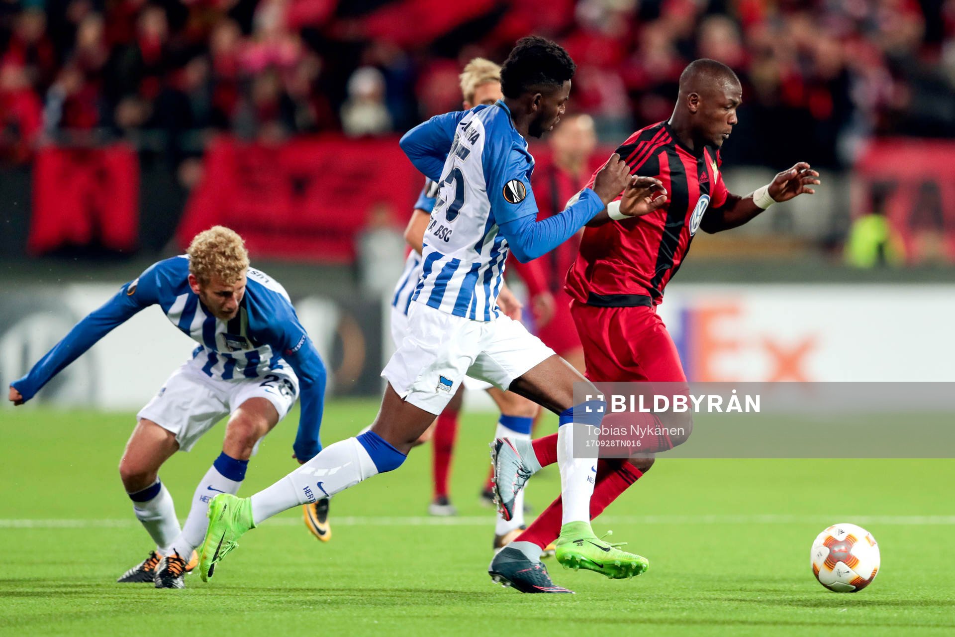 Östersunds Salisu Abdullahi Gero och Hertha Berlins Jordan