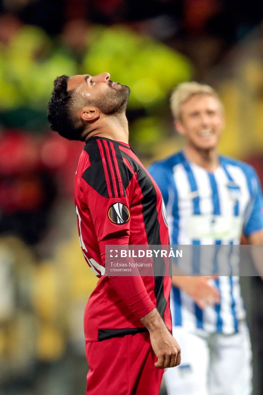 Östersunds Saman Ghoddos deppar