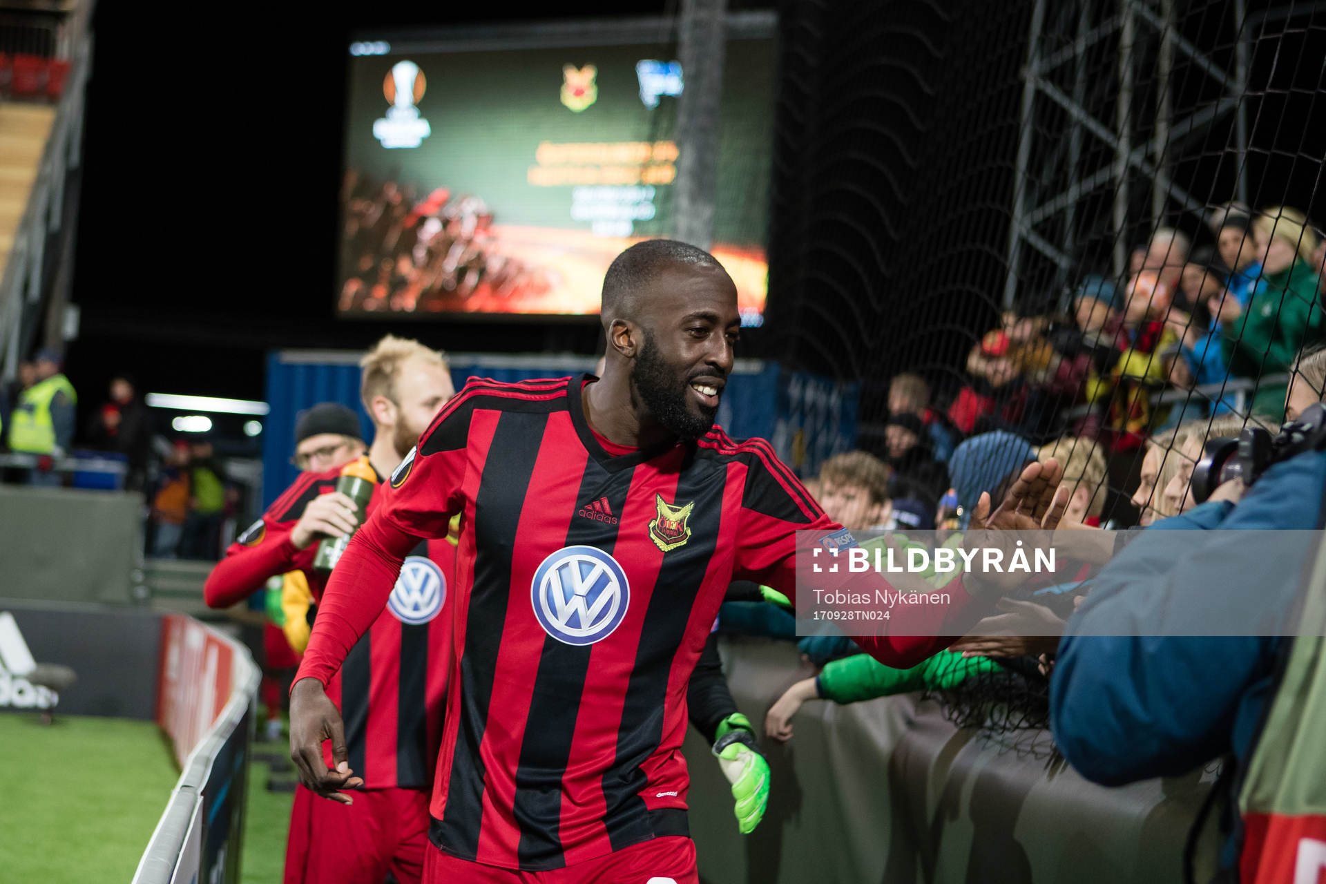 Östersunds Ronald Mukiibi tackar fansen