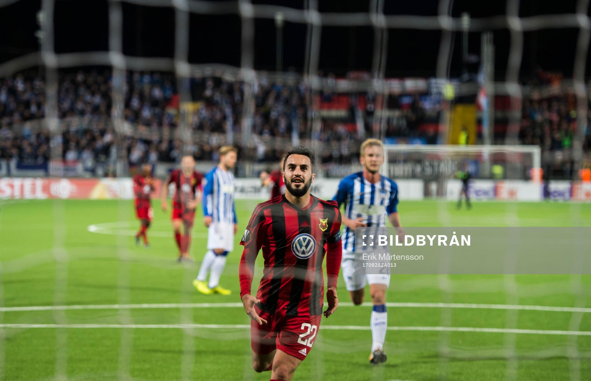 Östersunds Brwa Nouri jublar