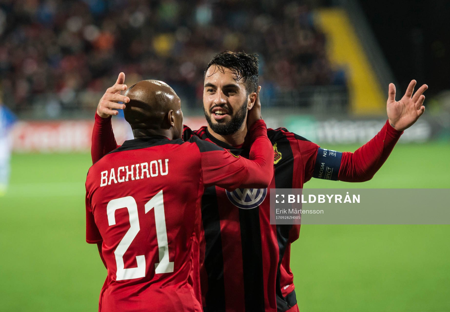 Östersunds Brwa Nouri jublar