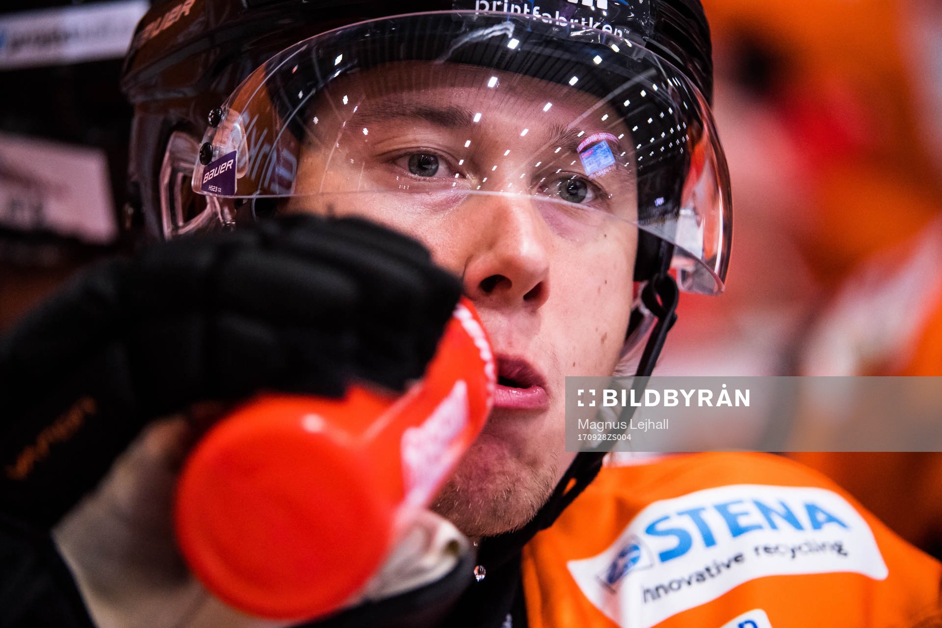 Karlskronas Filip Cruseman dricker