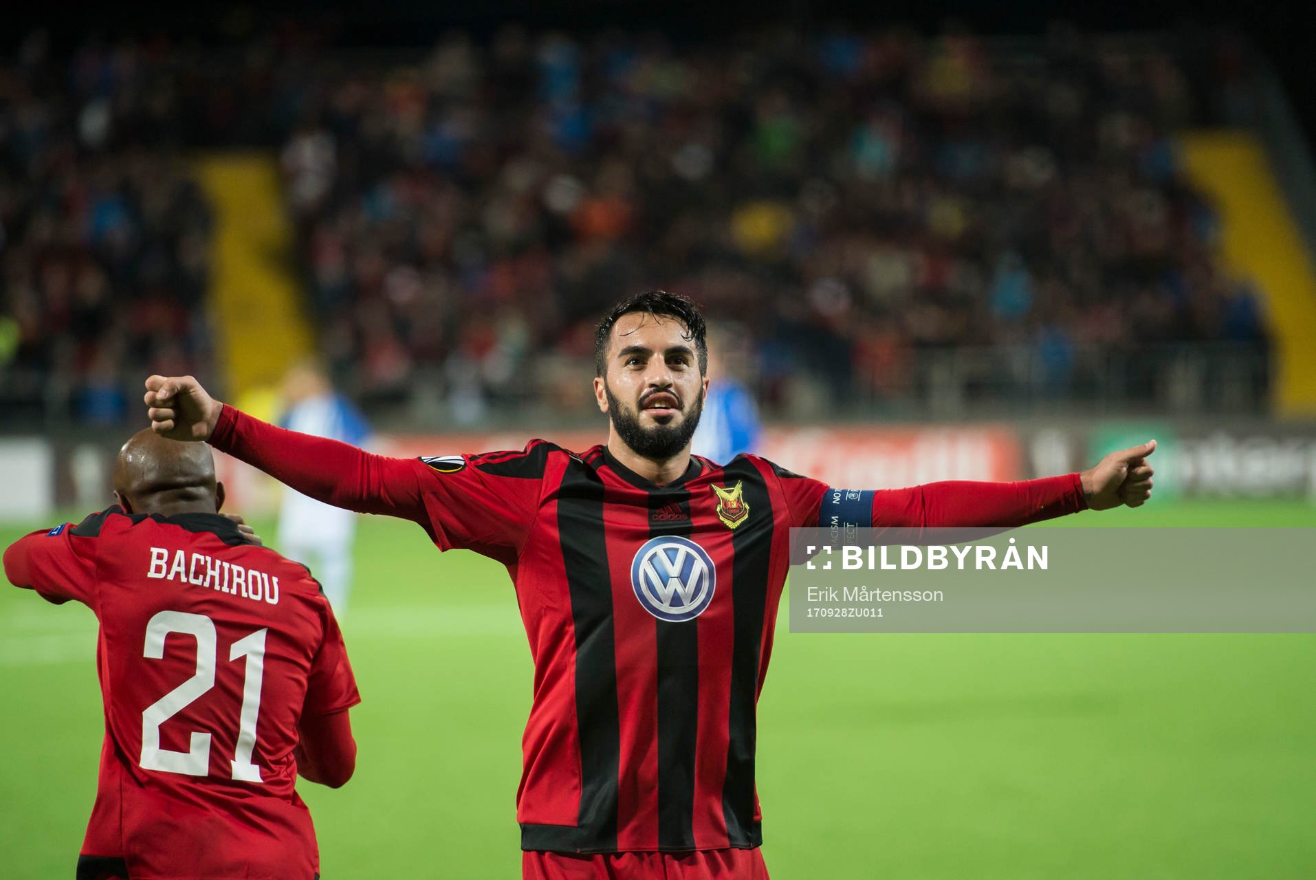 Östersunds Brwa Nouri jublar