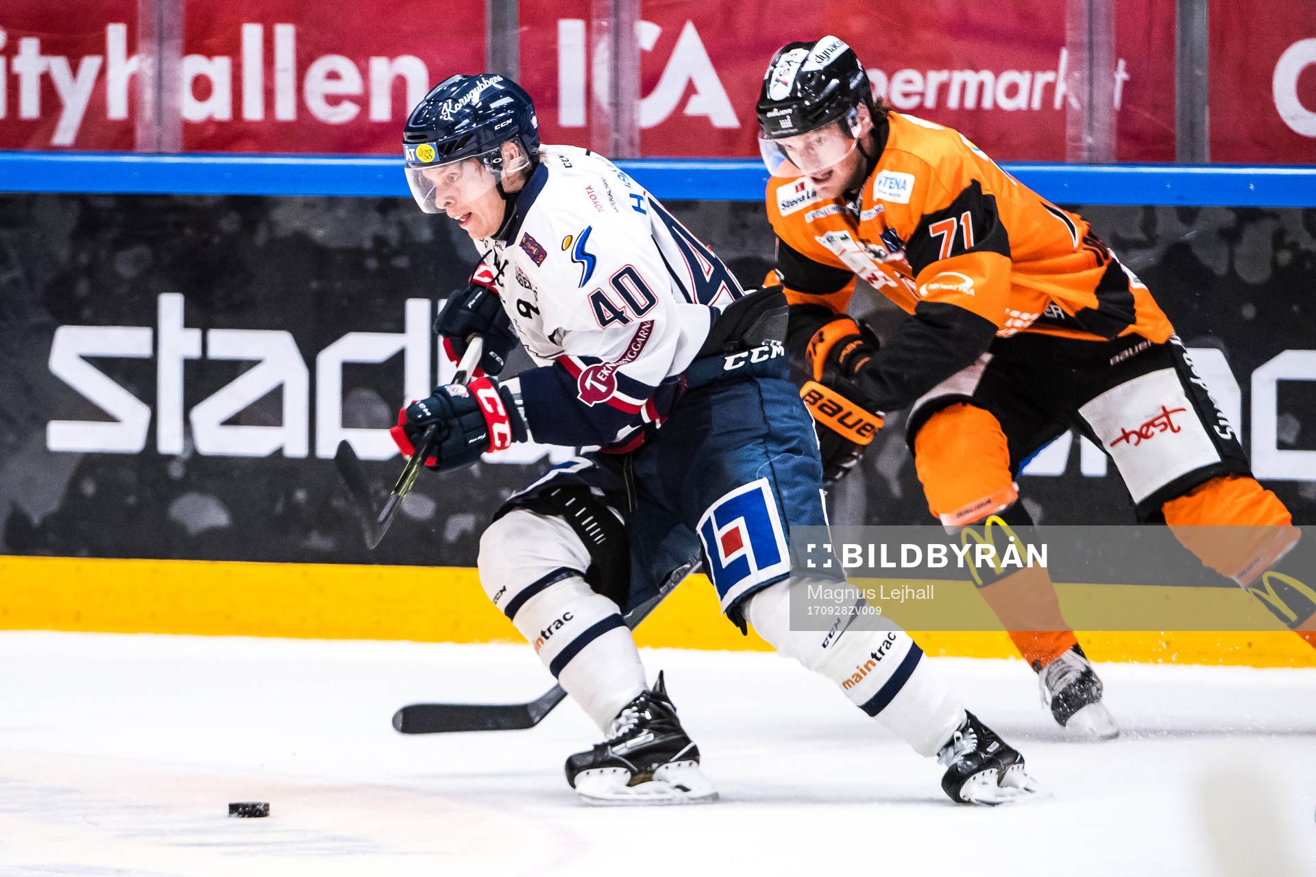 Linköpings Ken André Olimb  och Karlskronas Joseph Jonsson