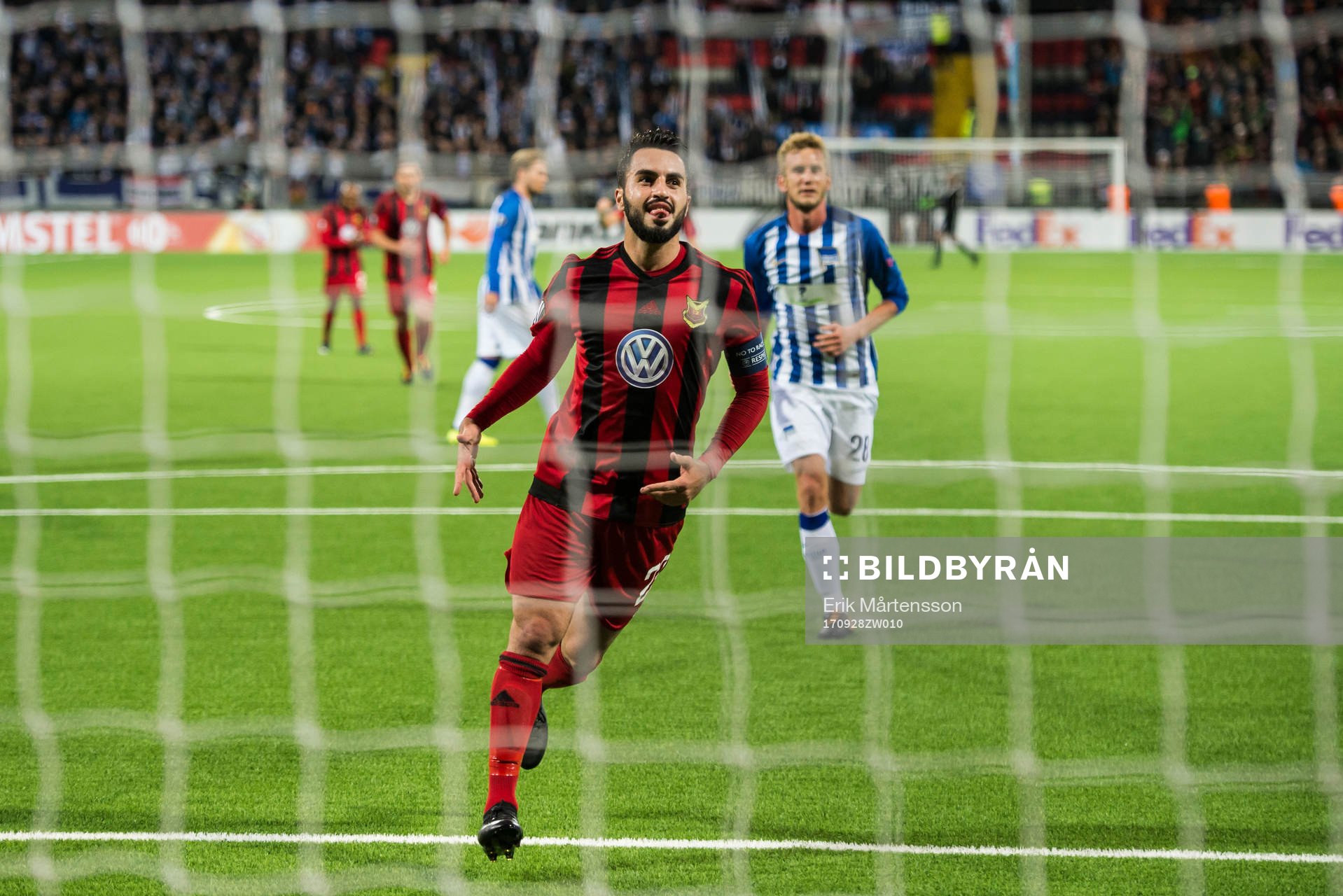 Östersunds Brwa Nouri jublar