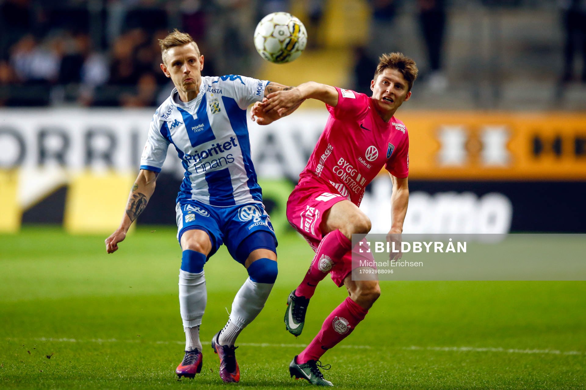 IFK Göteborgs Sören Rieks och Sirius Niklas Busch Thor