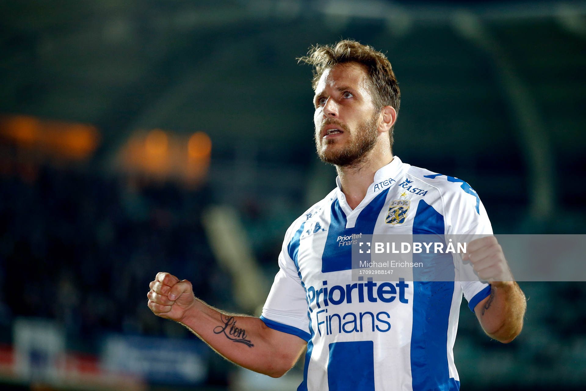 IFK Göteborgs Tobias Hysén jublar