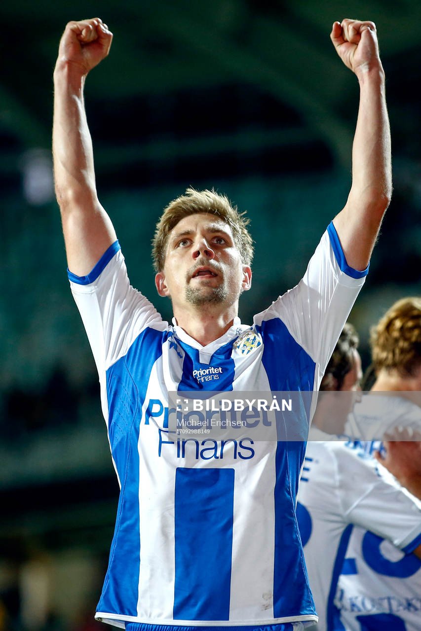 IFK Göteborgs Mikael Boman jublar