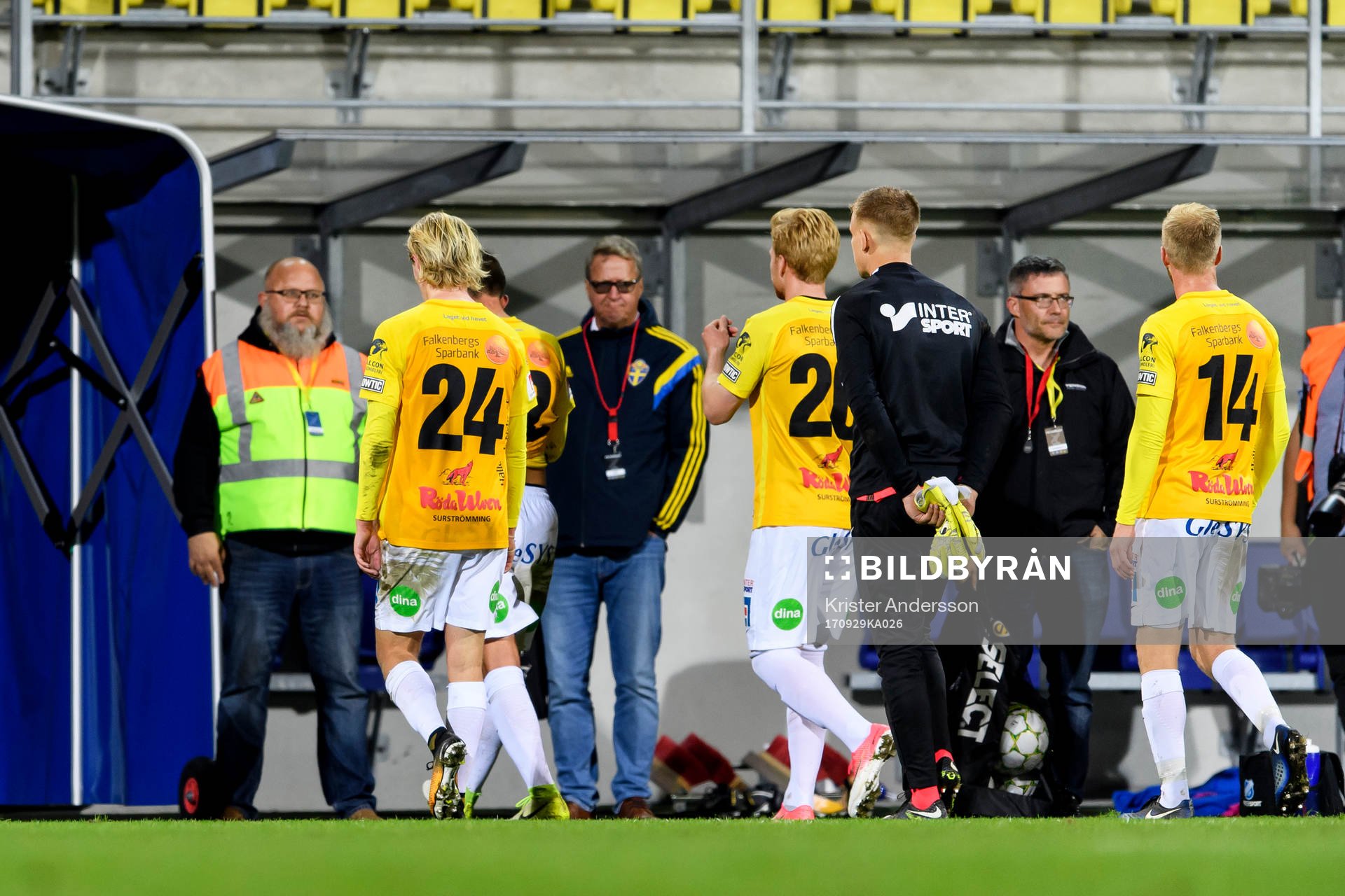 Falkenbergs spelare deppar