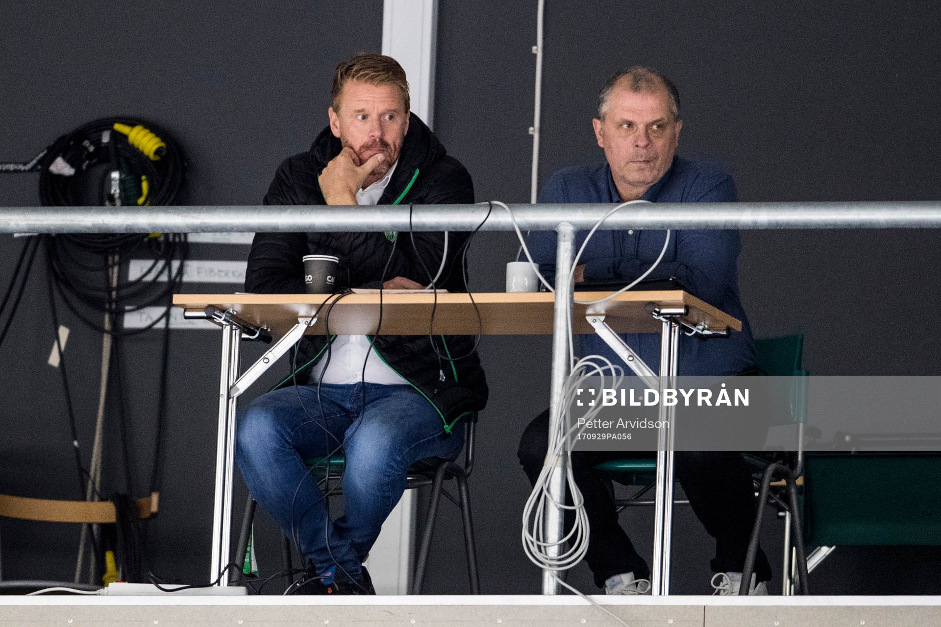 Rögles klubbdirektör Marcus Thuresson och sportchef