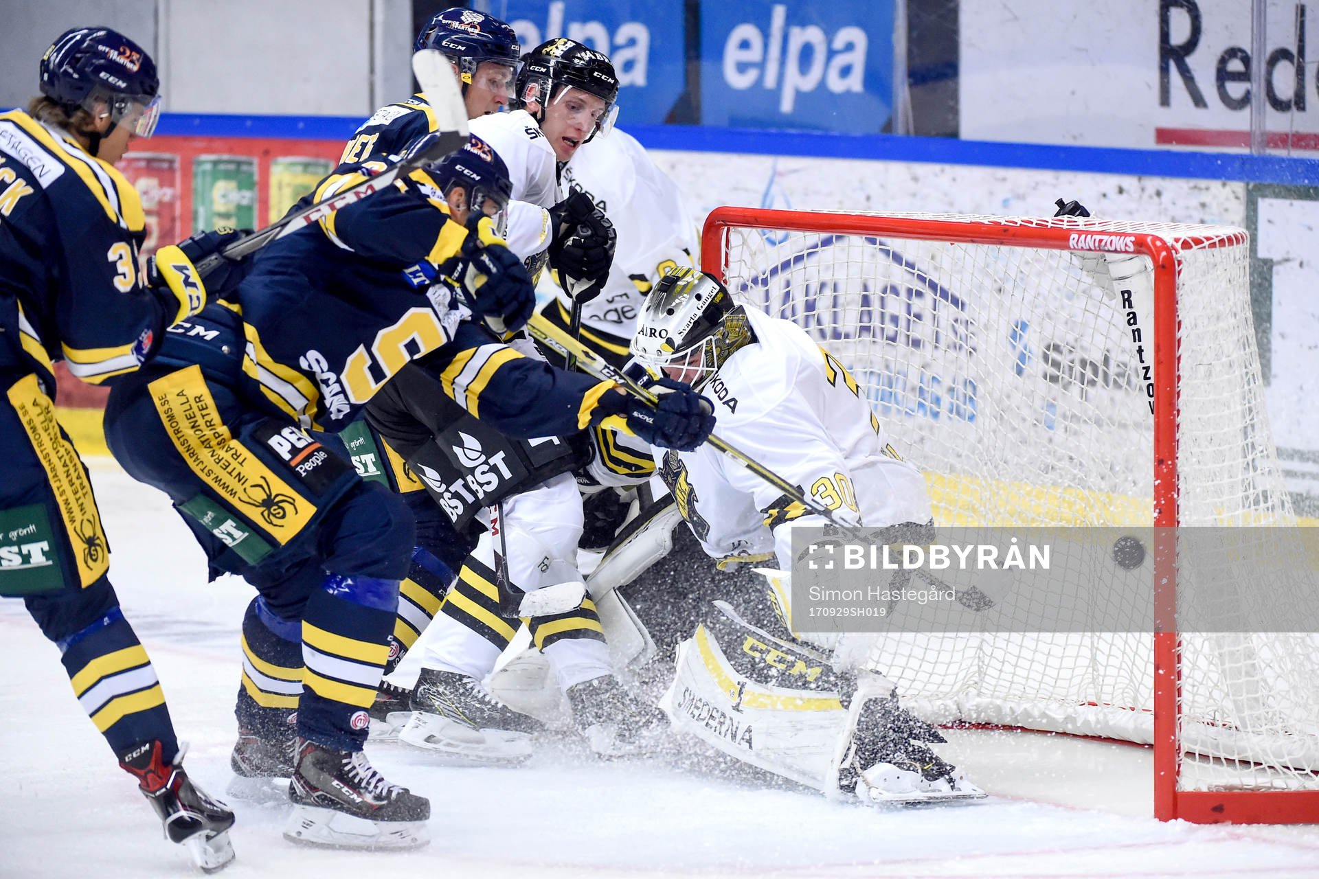 Södertäljes Hampus Olsson gör 1-0