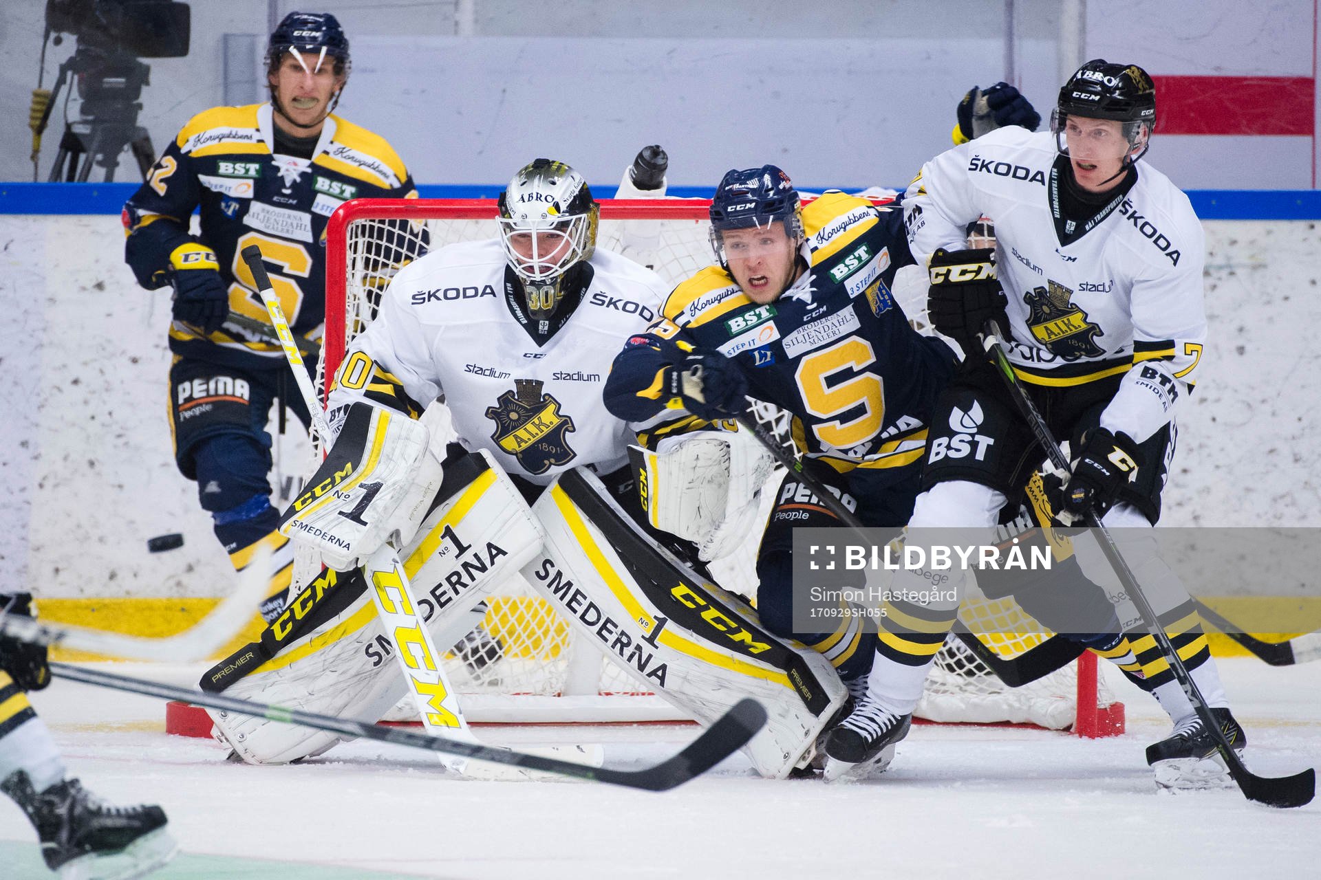 s målvakt Erik Källgren och Filip Windlert