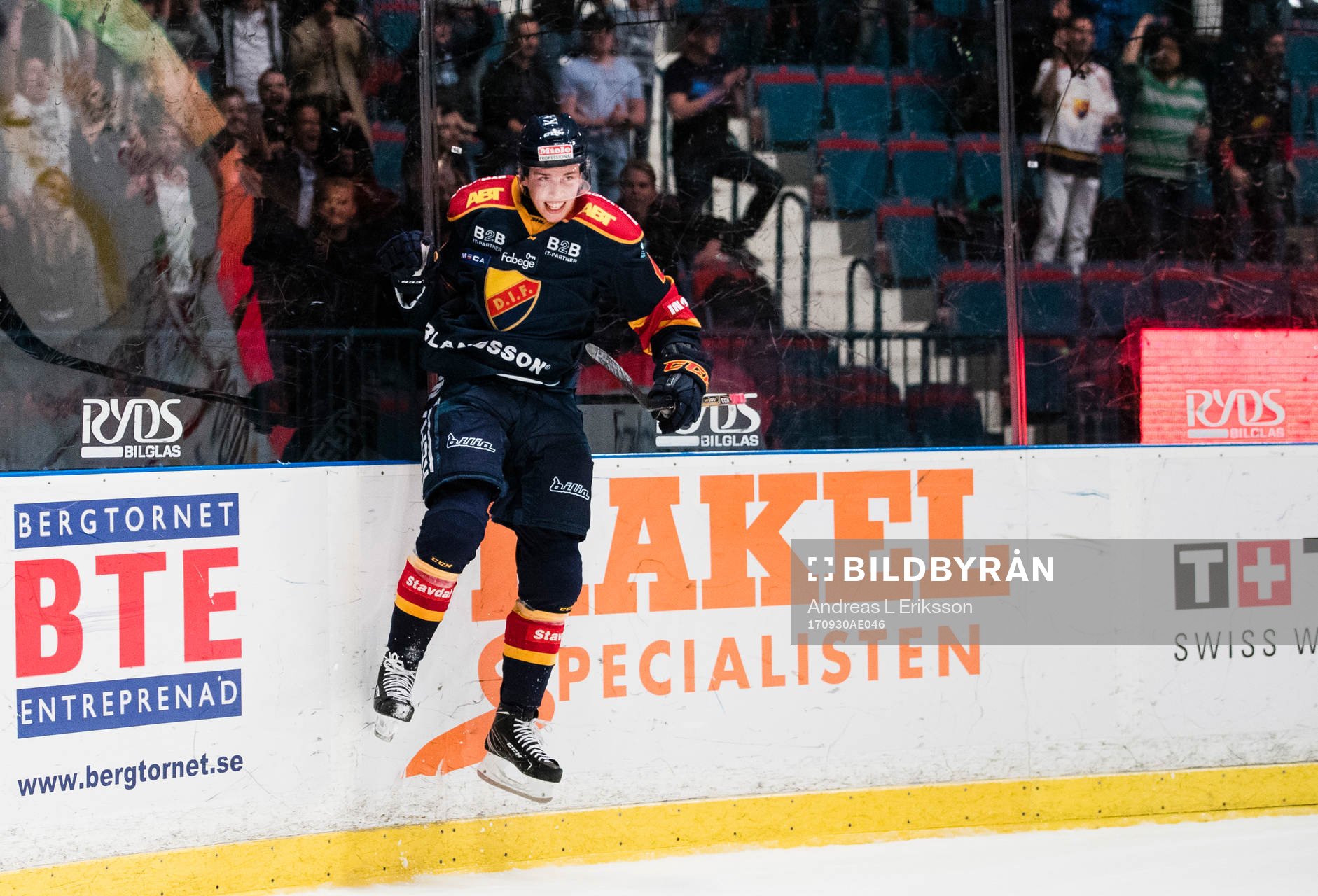 Djurgårdens Lukas Vejdemo jublar