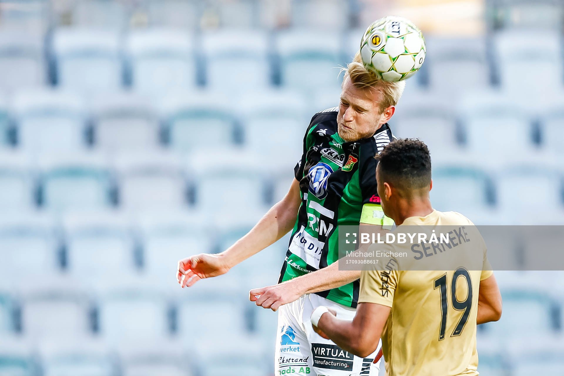GAIS Carl Nyström och Brommapojkarnas Kevin Kabran