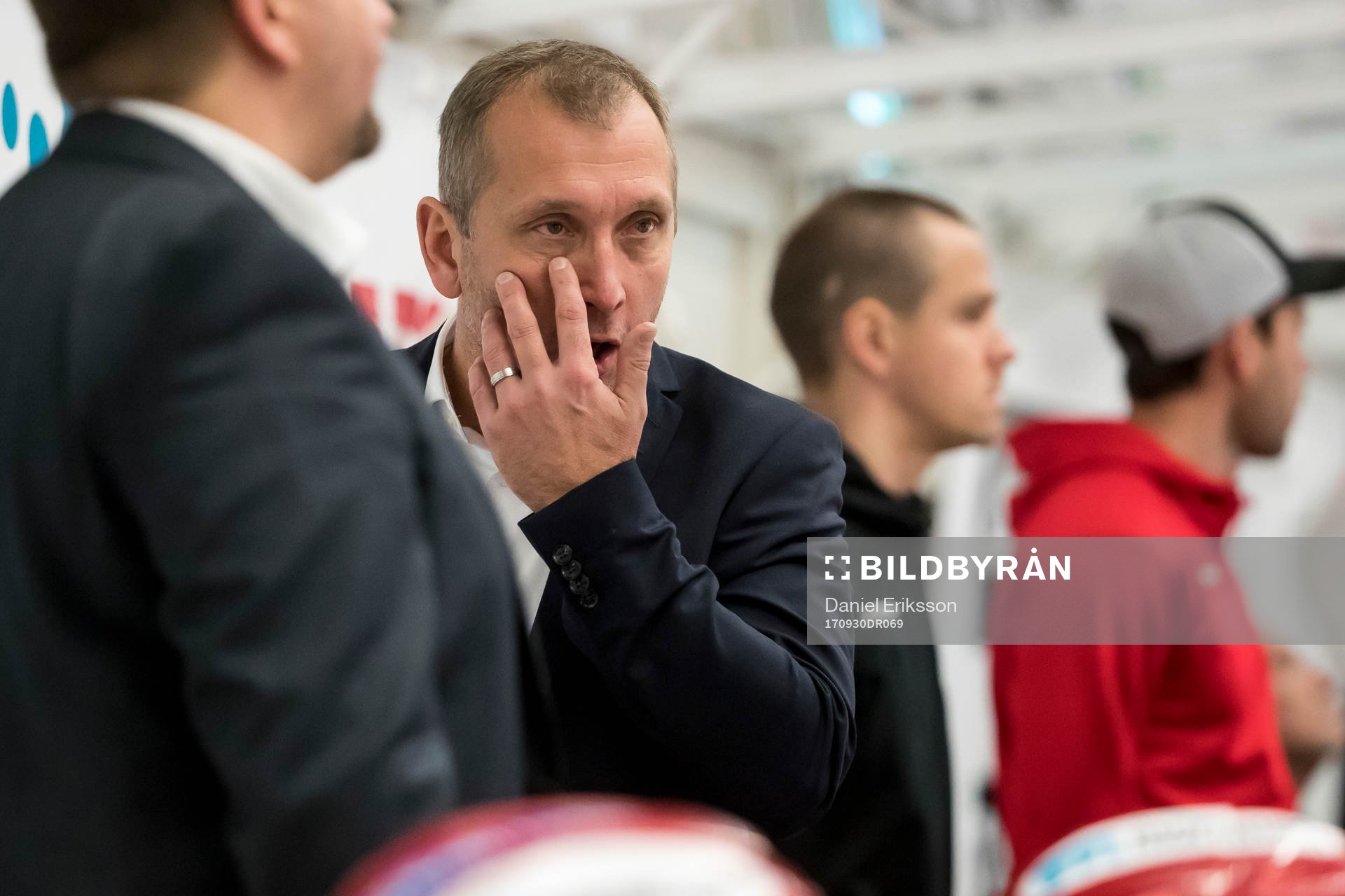 Moras assisterande tränare Mikael Johansson  i