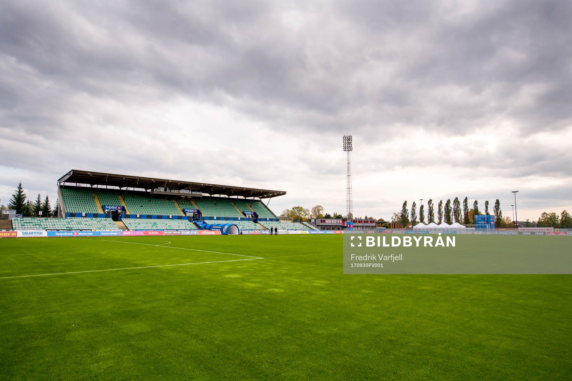 General view of Nadderud Stadion