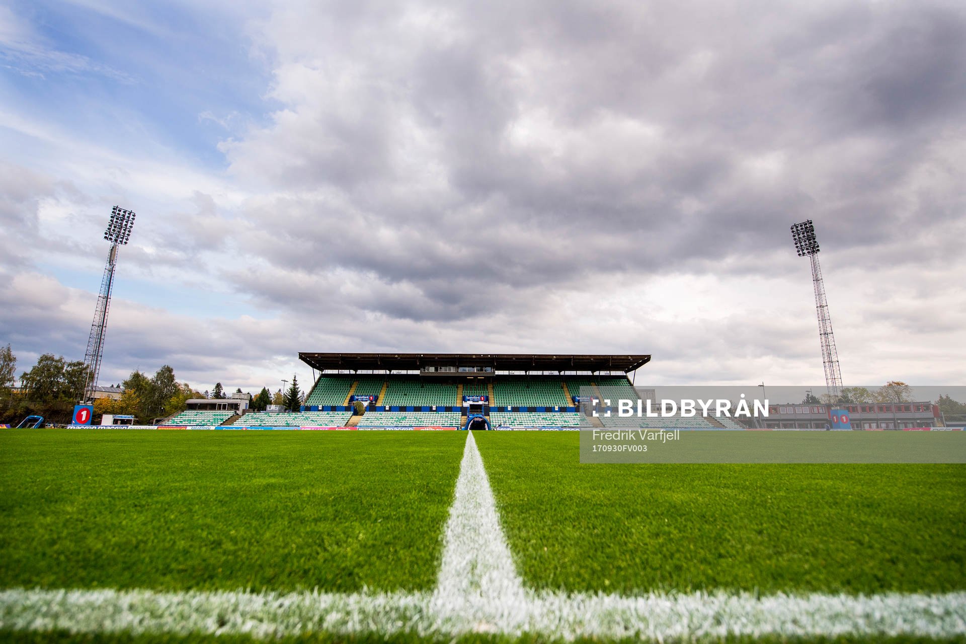 General view of Nadderud Stadion
