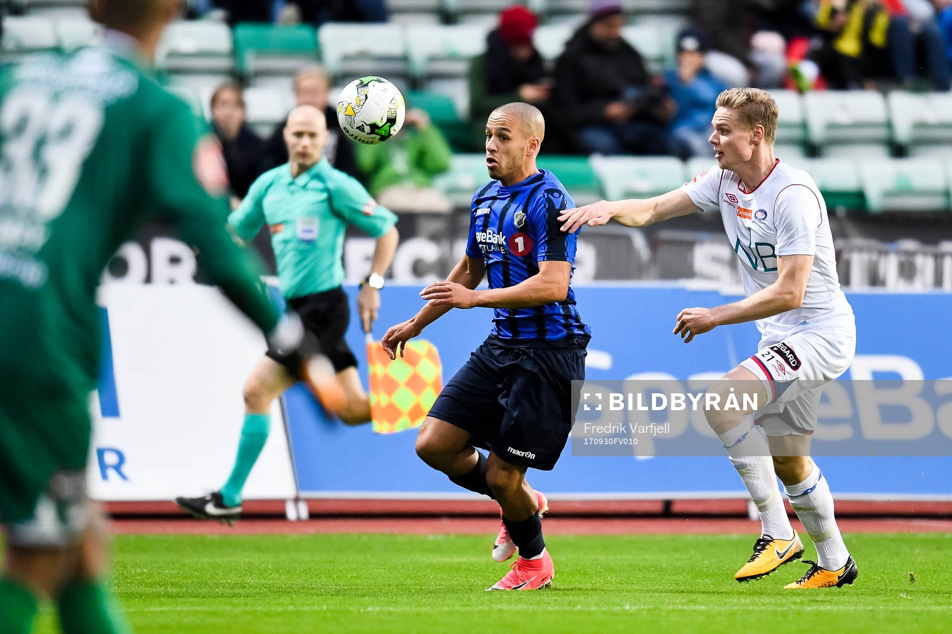 Ahmed el Amarani of Stabæk and Simen Kristiansen Juklerød