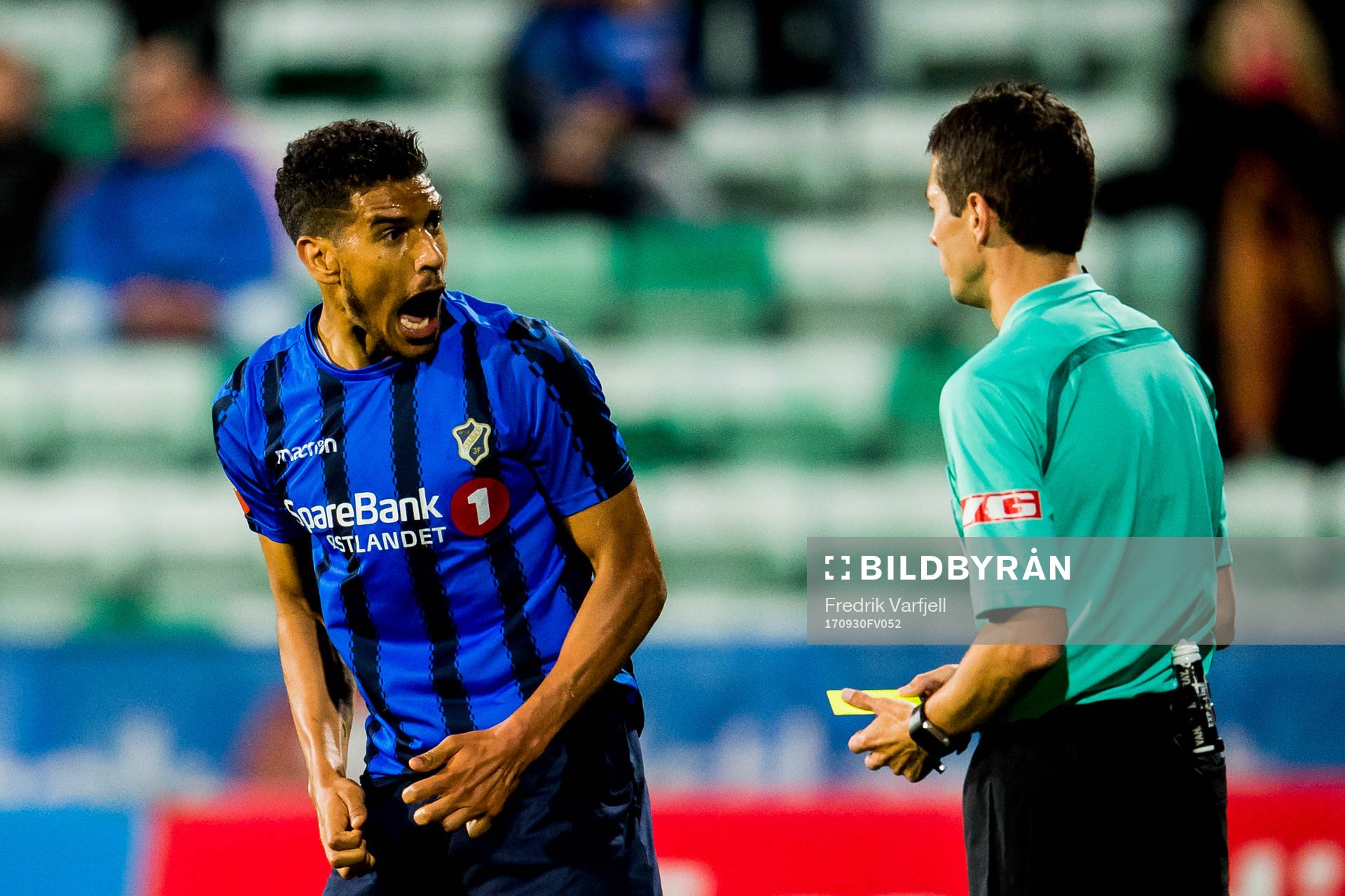 Ohikhuaeme Anthony Omoijuanfo of Stabæk reacts