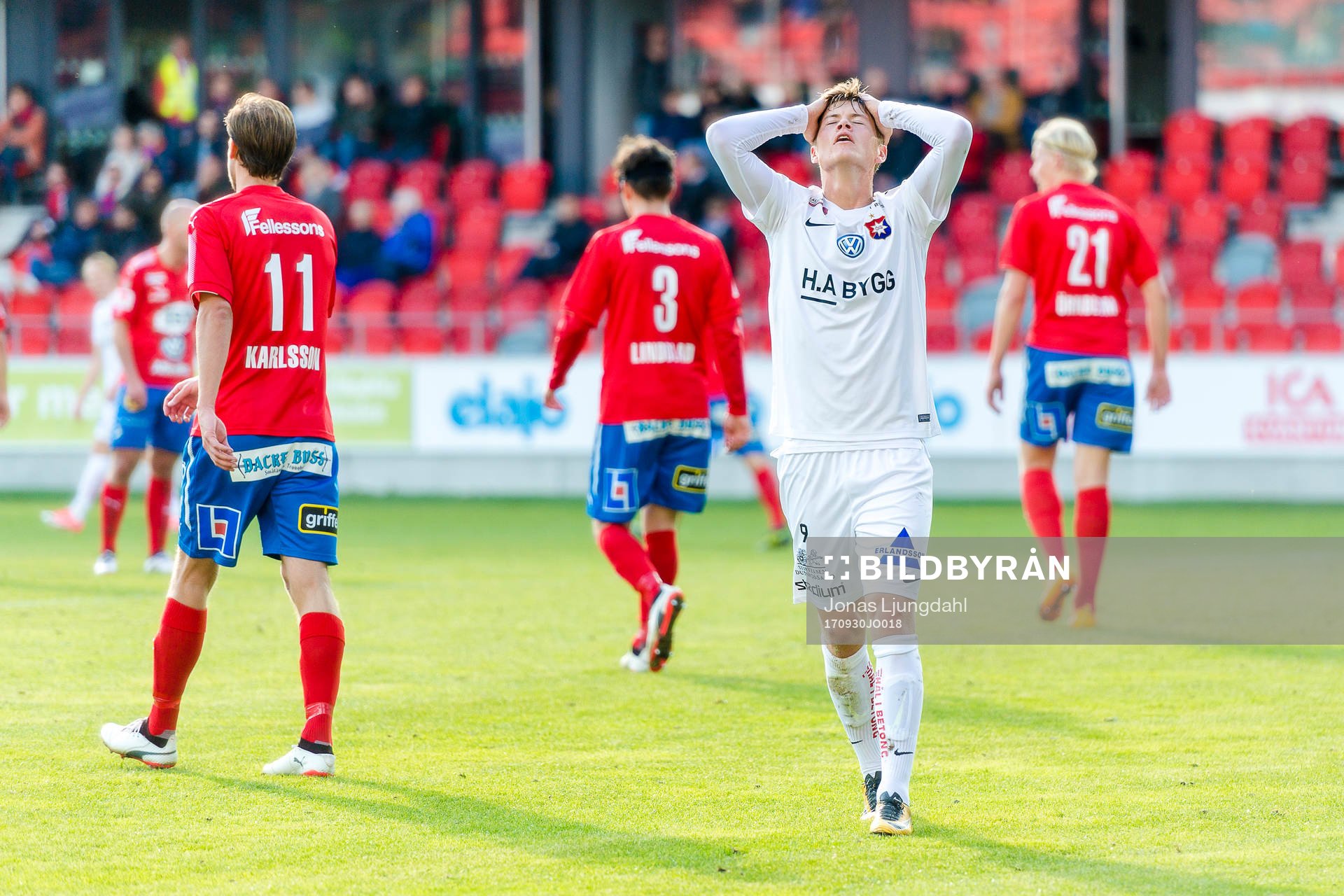Örgrytes Albin Skoglund deppar