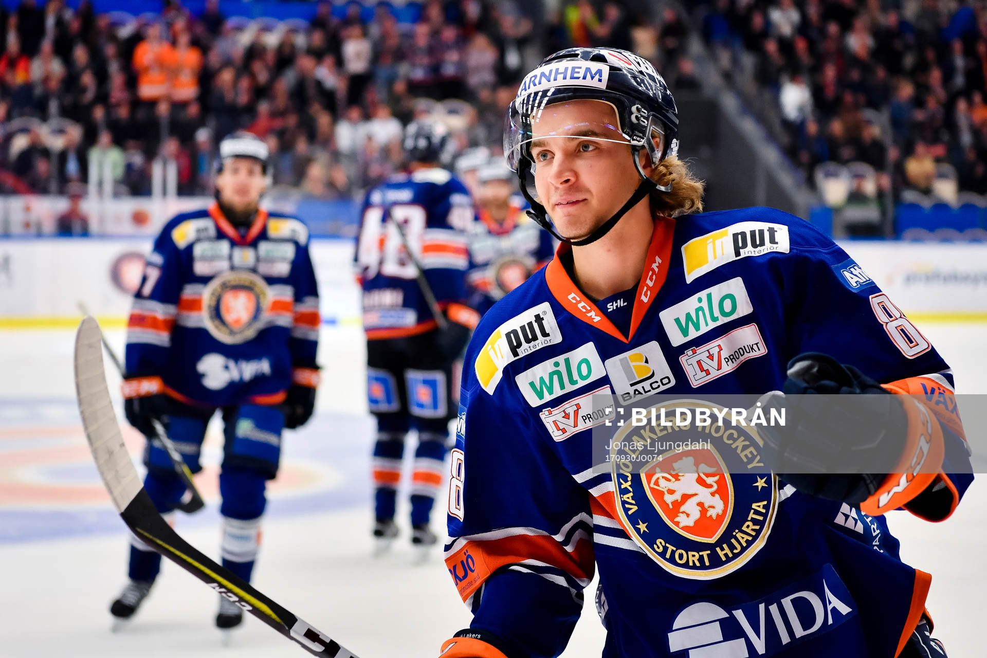 Växjös Adam Brodecki  jublar