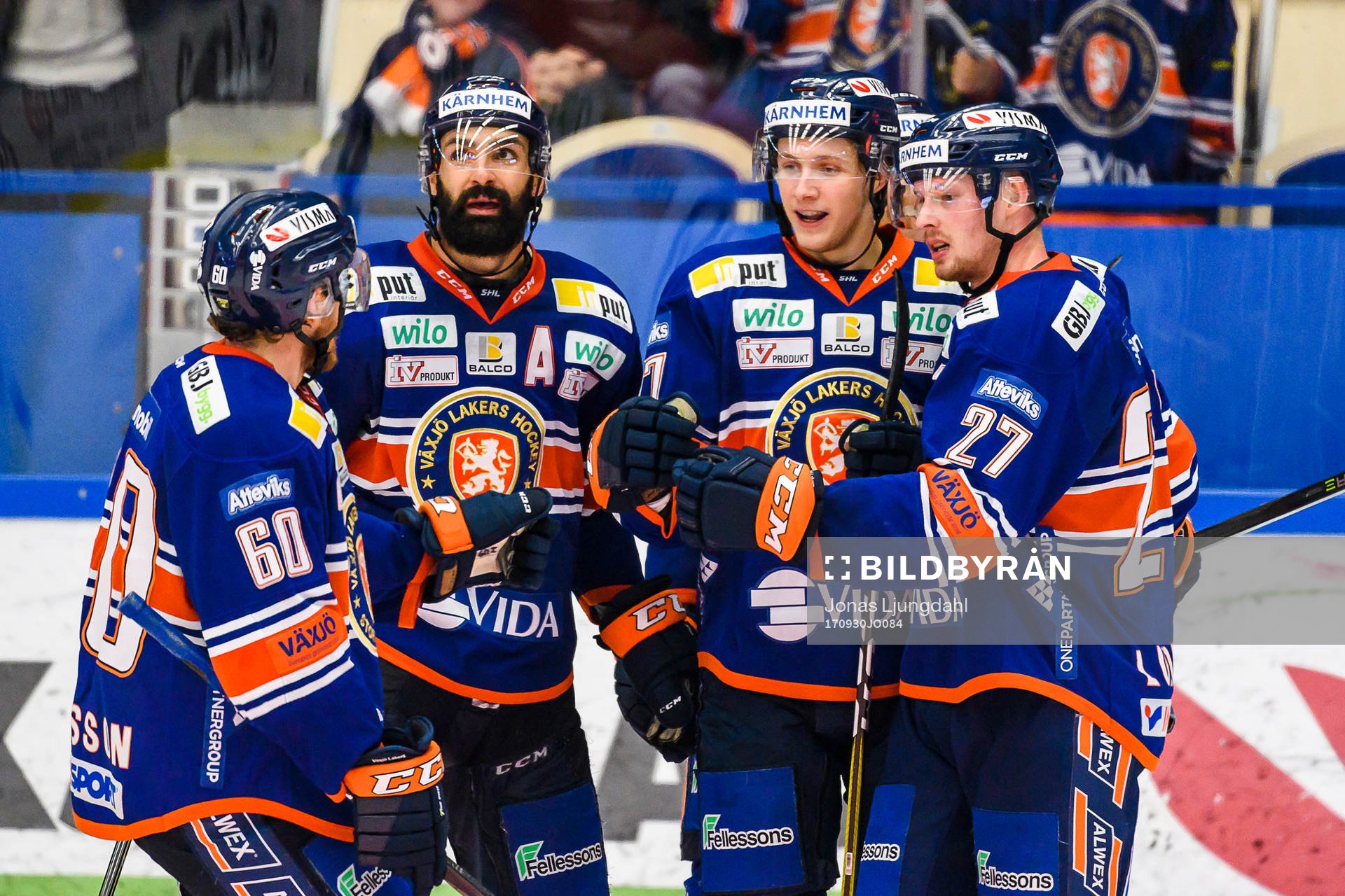 Växjös Daniel Rahimi, Jonas Röndbjerg och Martin