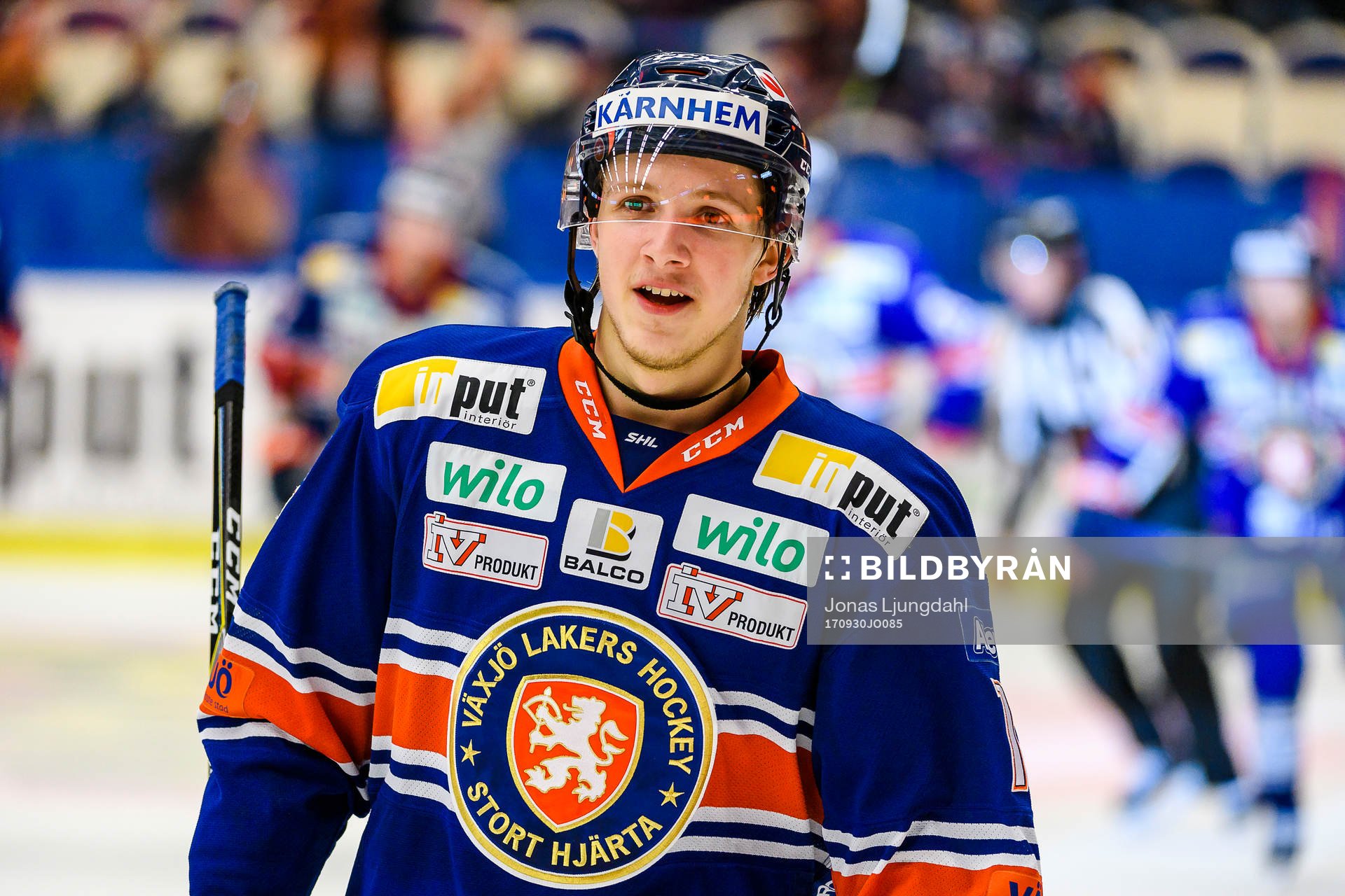 Växjös Jonas Röndbjerg jublar