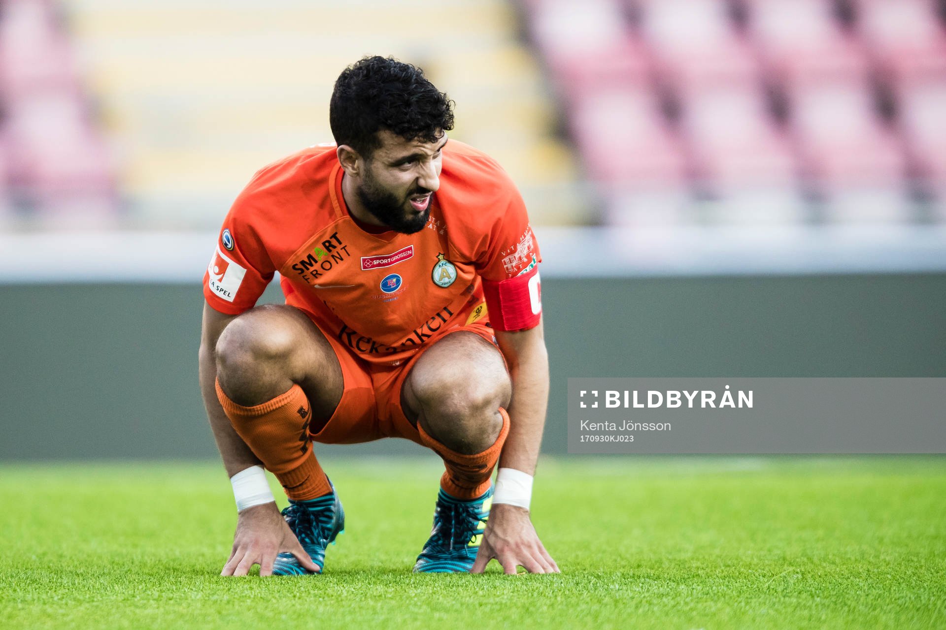 AFC Eskilstunas Omar Eddahri deppar