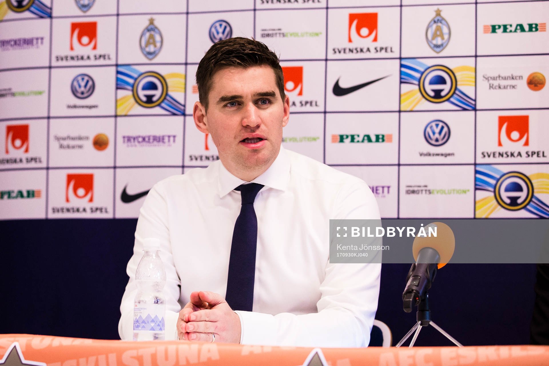 AFC Eskilstunas tränare Michael Jolley