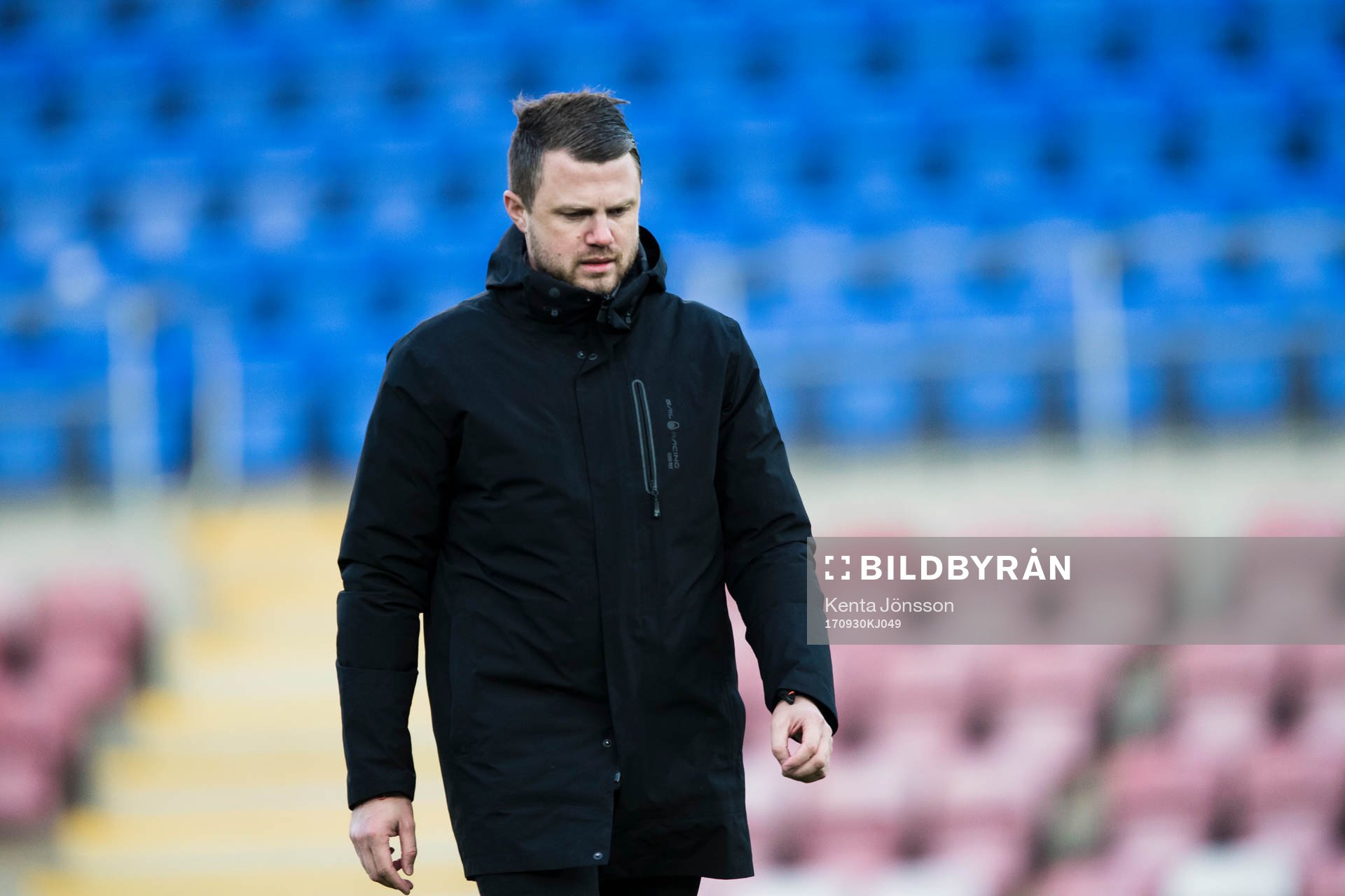 Jönköpings tränare Jimmy Thelin deppar