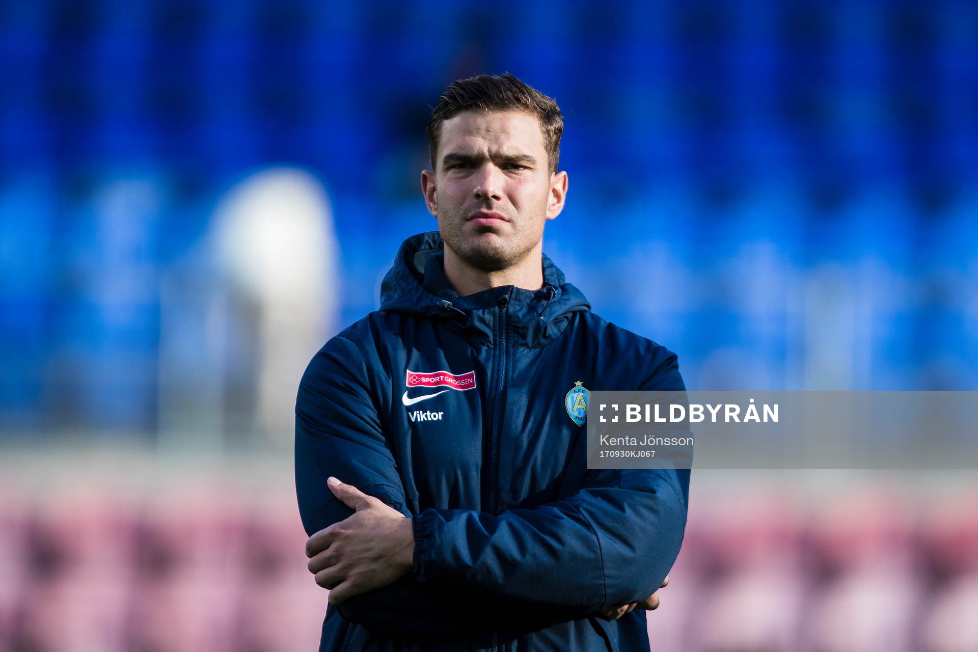 AFC Eskilstunas naprapat Victor Aastrup innan