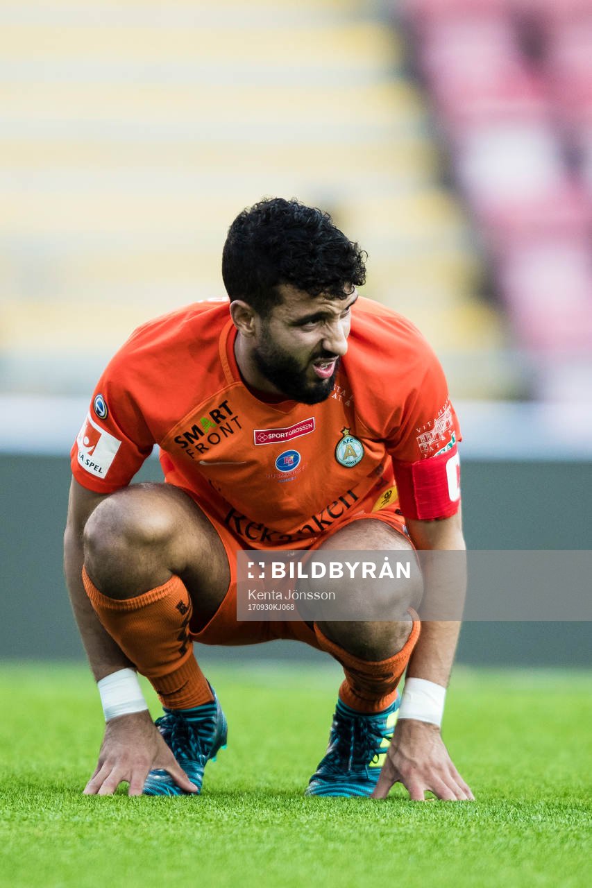 AFC Eskilstunas Omar Eddahri deppar