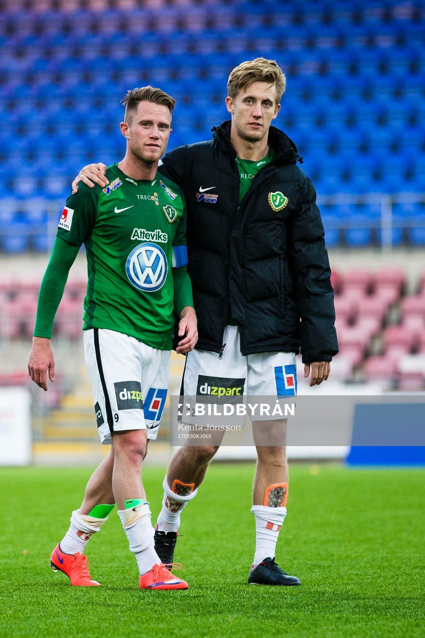 Jönköpings Tommy Thelin och Jesper Svensson
