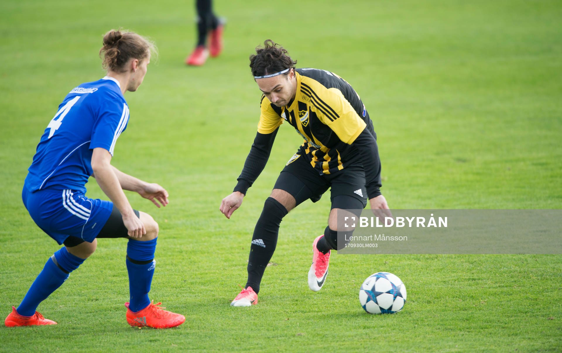 IFK Hässleholms  Karim Al-Asi i matchen i division 2
