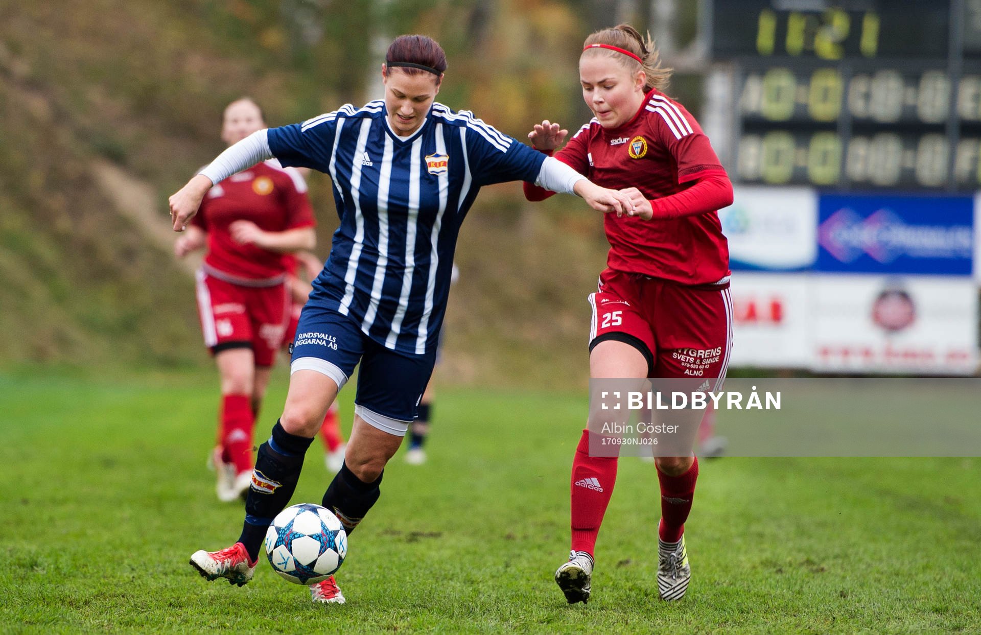 Kovlands Jenny Nordenberg och Alnös Fanny Selin
