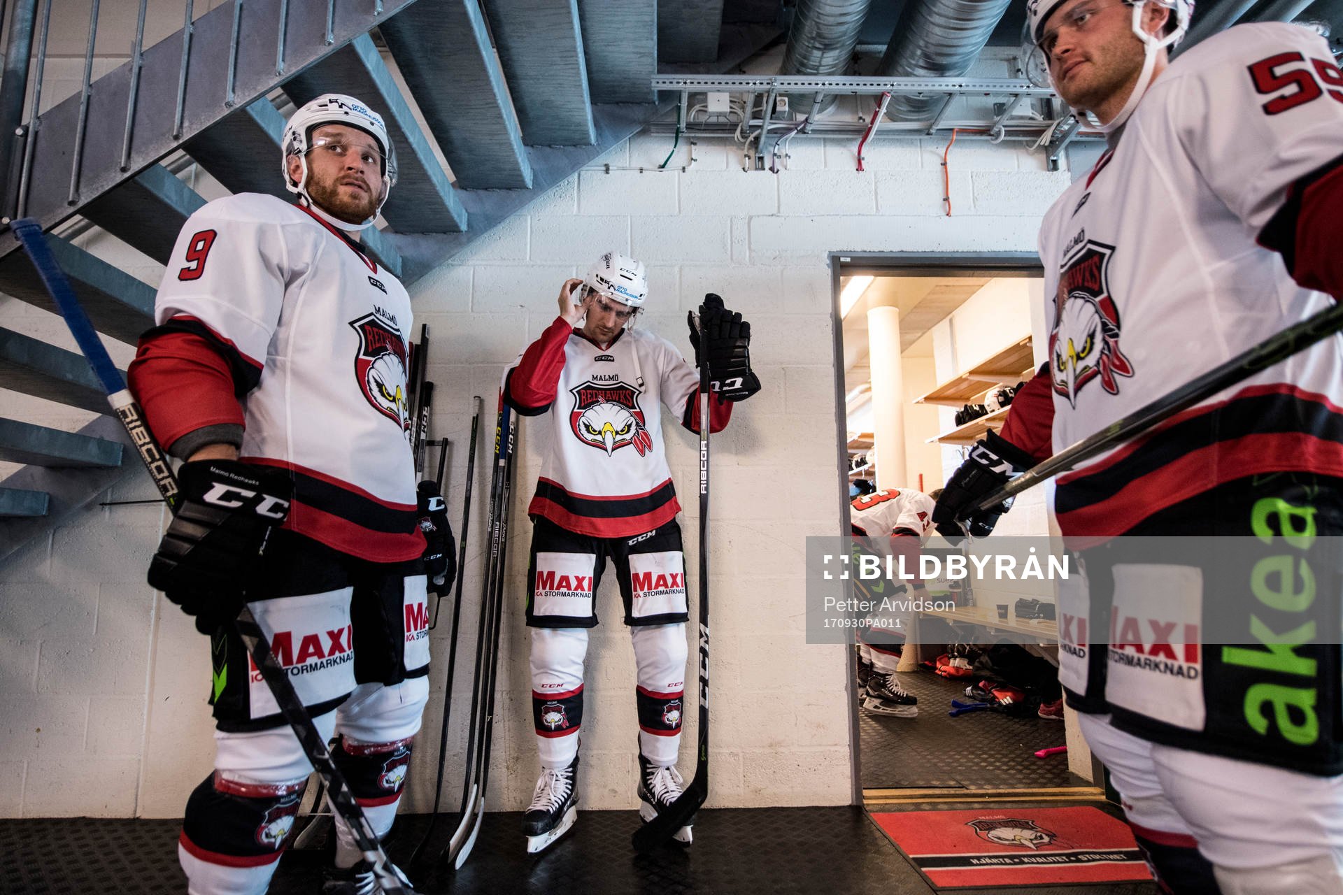Malmö Redhawks Frederik Storm och Nils Andersson