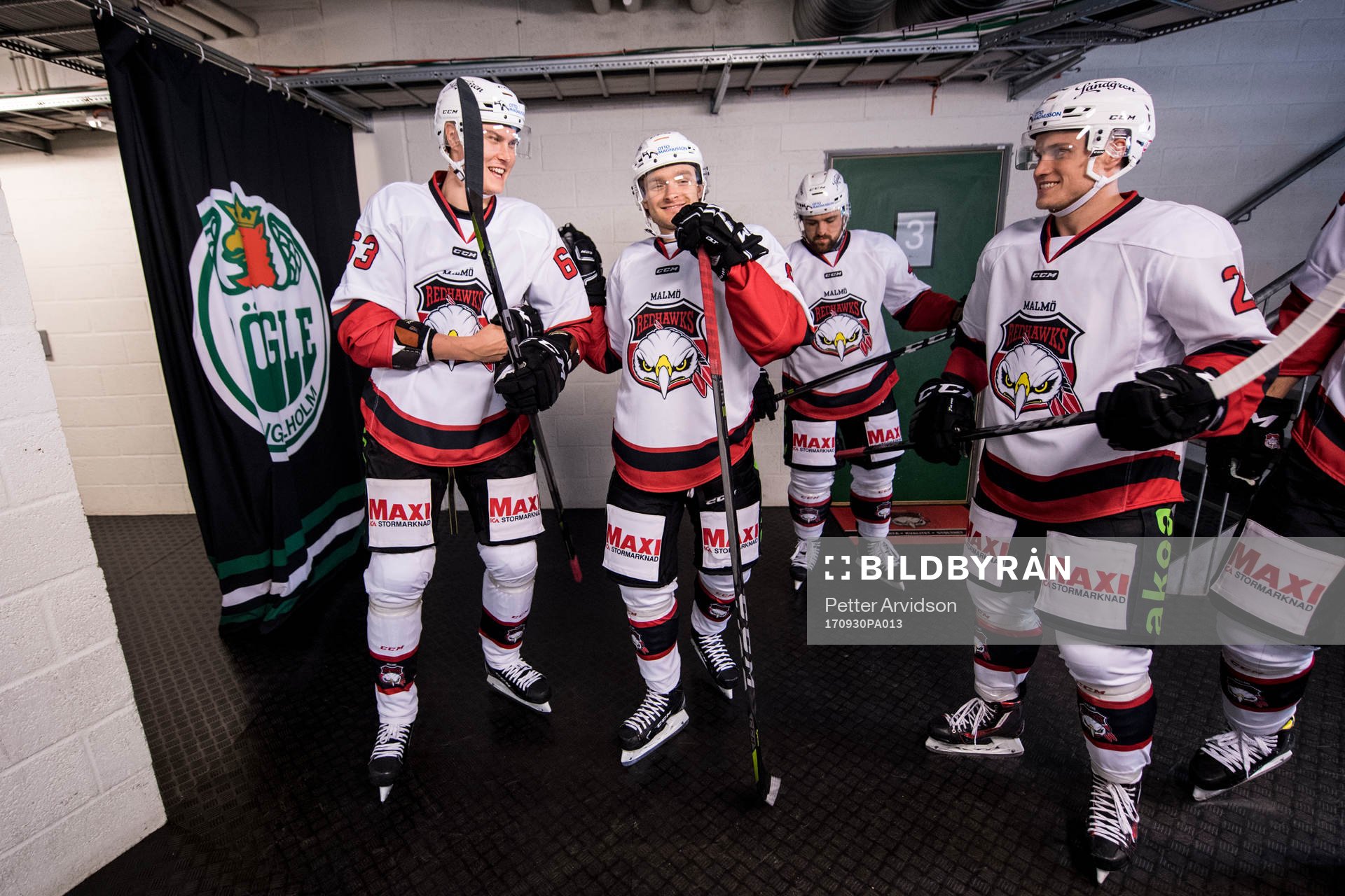 Malmö Redhawks Fredrik Händemark och Johan Olofsson