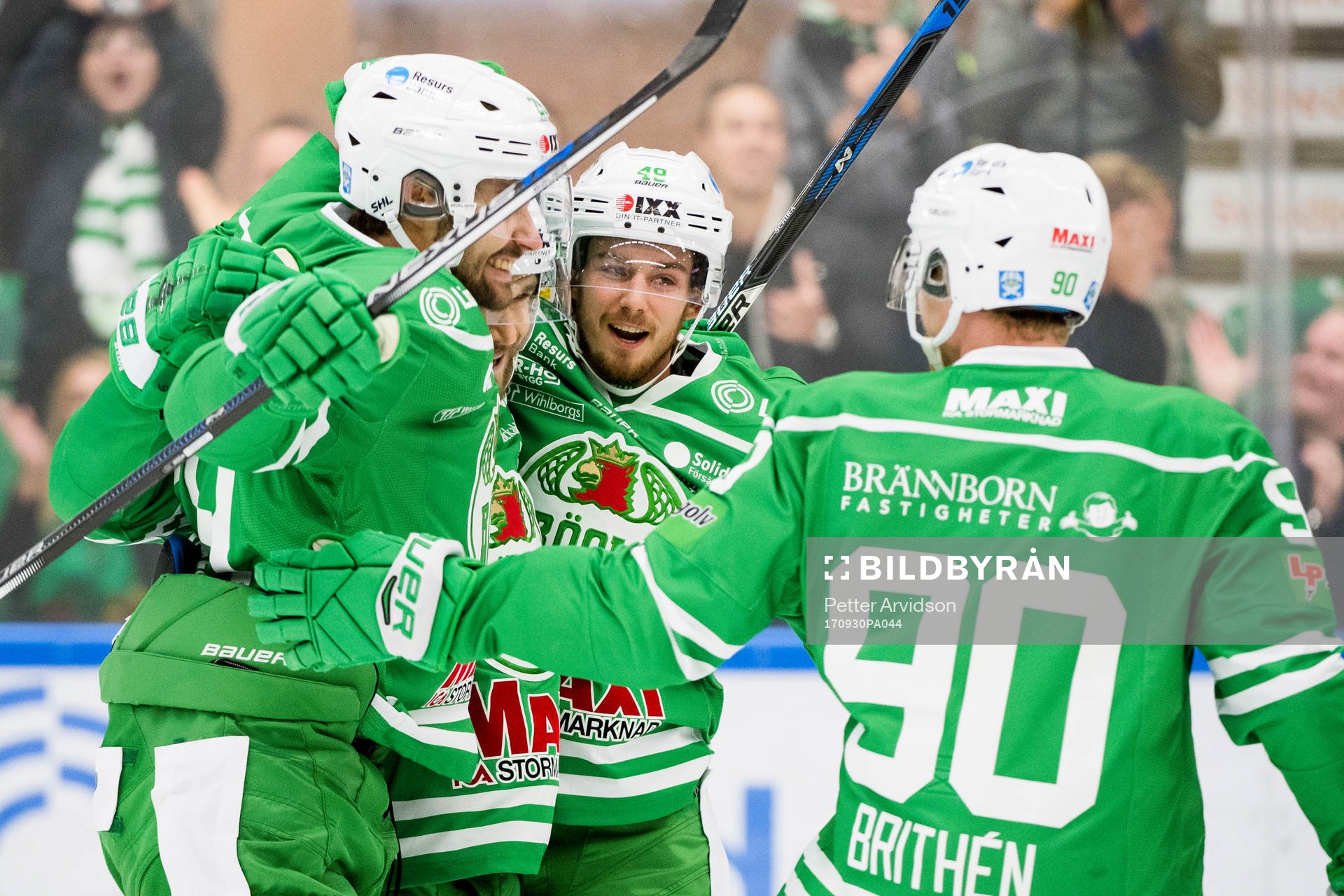 Rögles Sebastian Collberg jublar