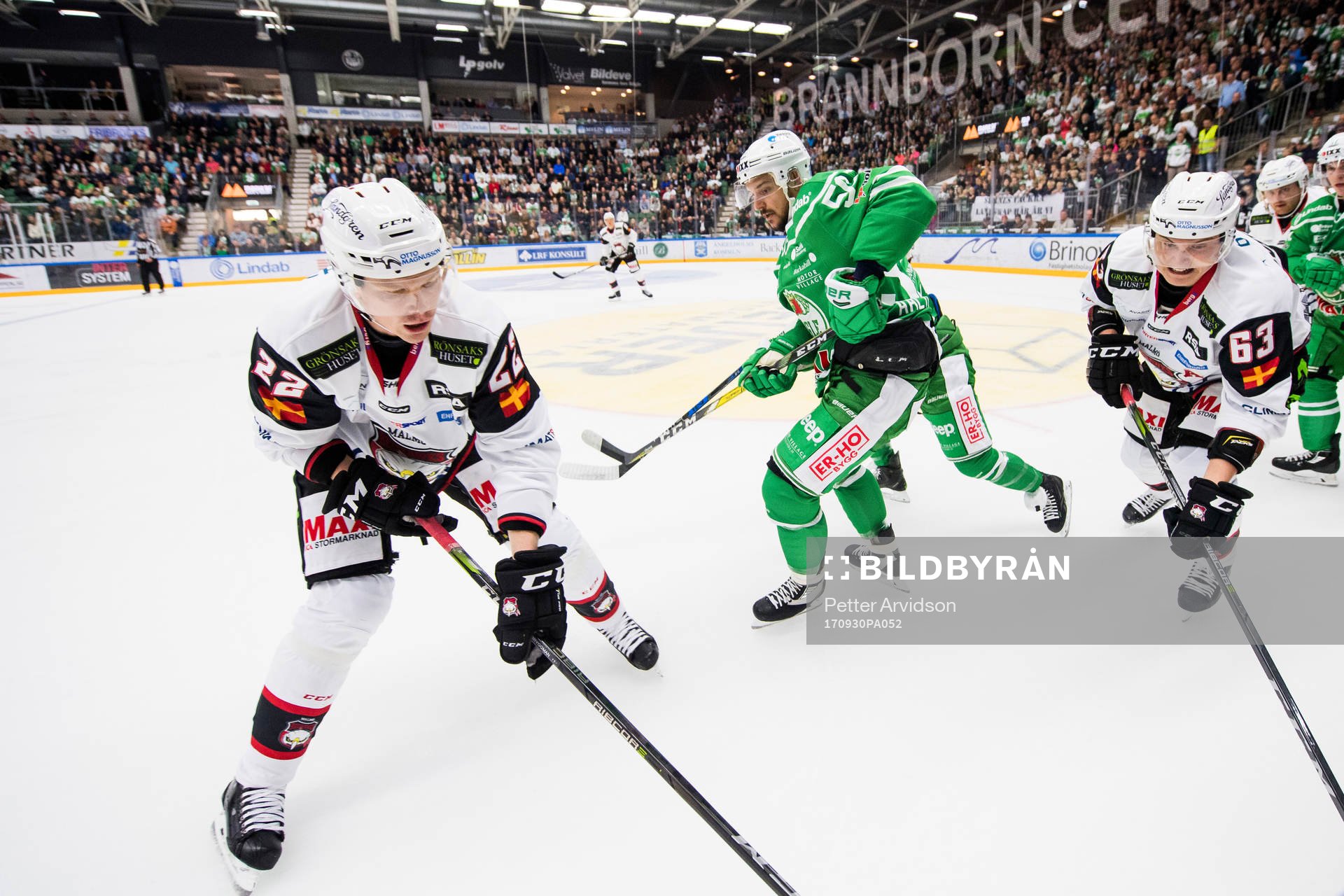 Malmö Redhawks Christoffer Forsberg och Fredrik Händemark
