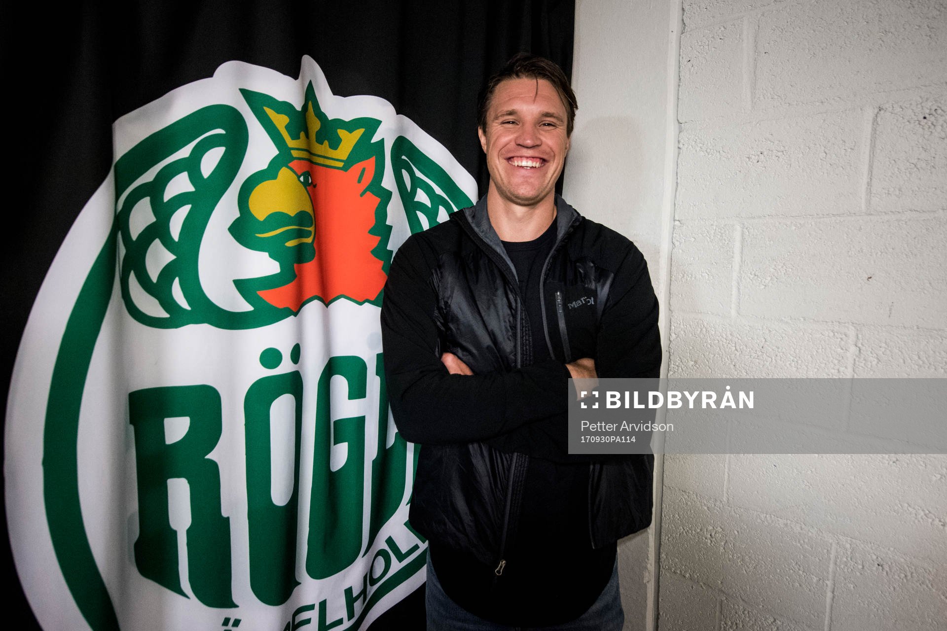 Rögles nya målvakt Justin Pogge