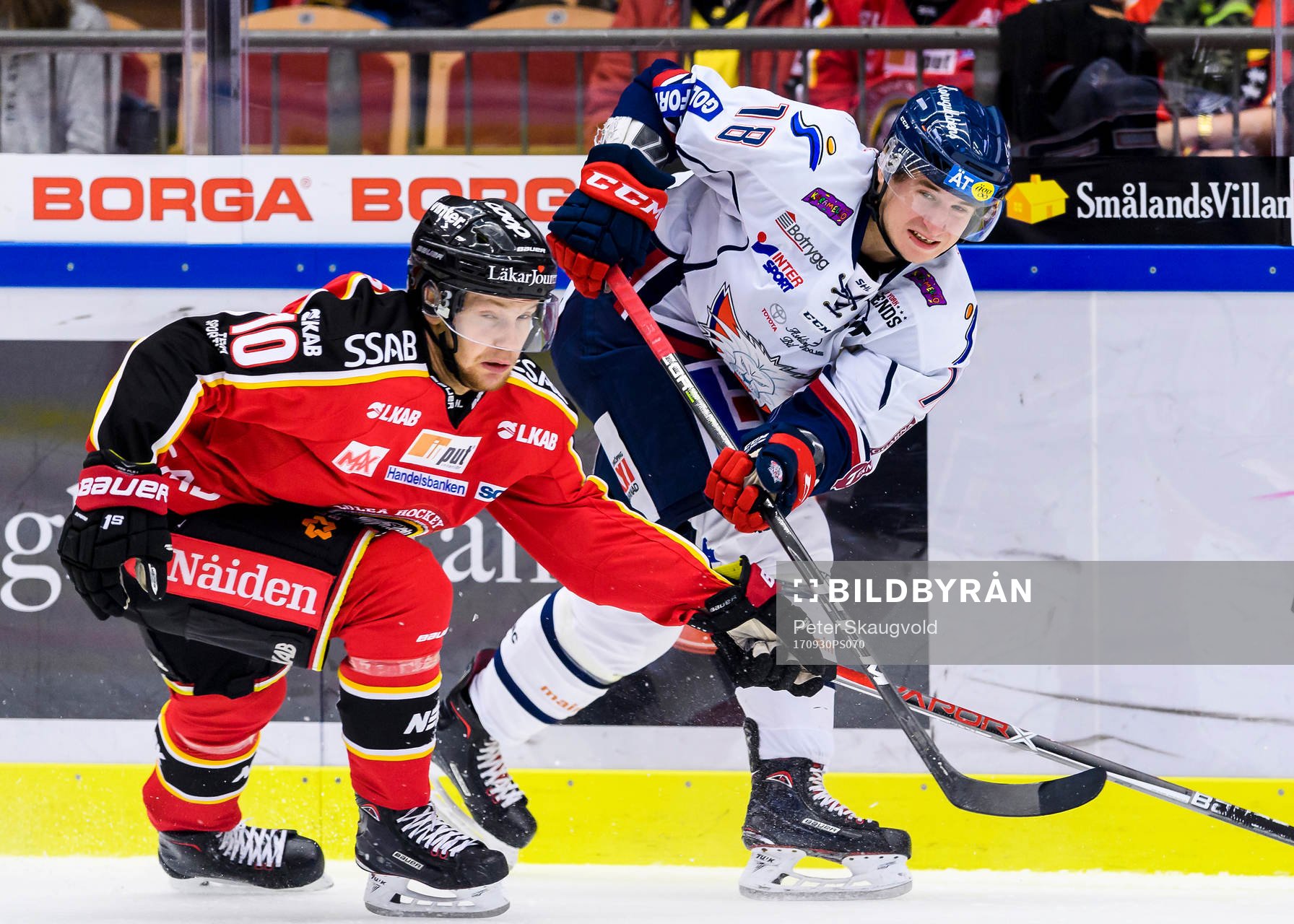 Linköpings Jacob Lilja och Luleås Einar Emanuelsson