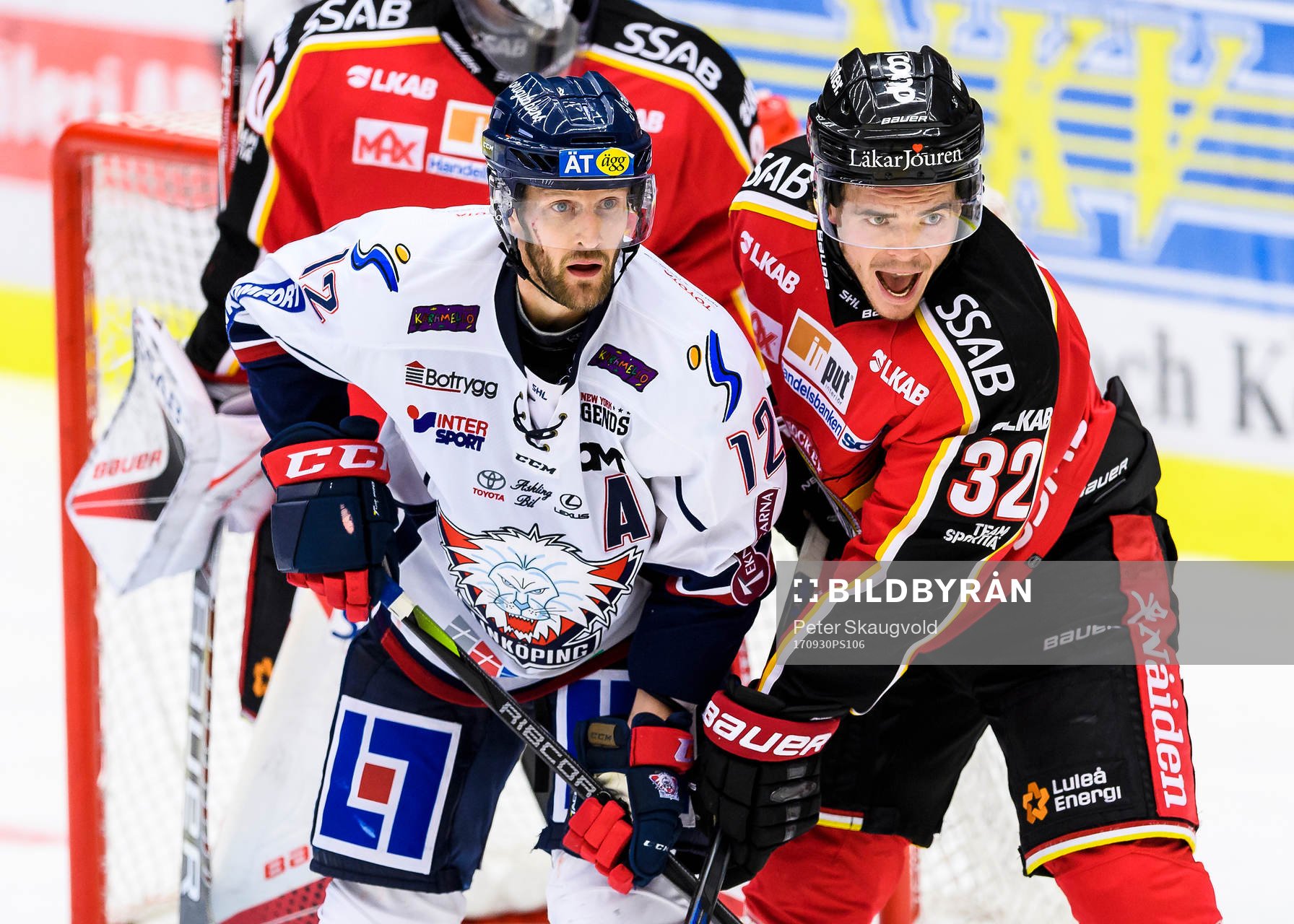 Linköpings Sebastian Karlsson och Luleås Oscar Engsund