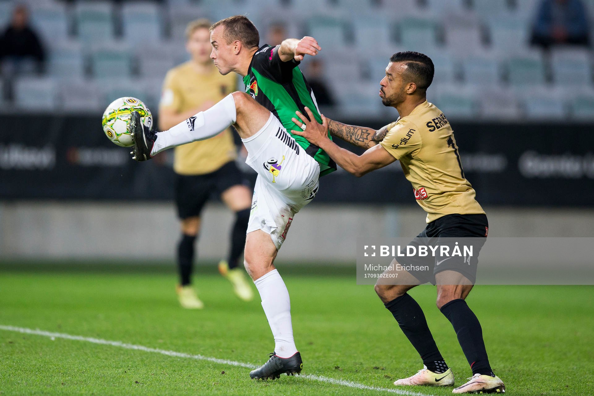 GAIS Carl Wede mot Brommapojkarnas Kevin Kabran