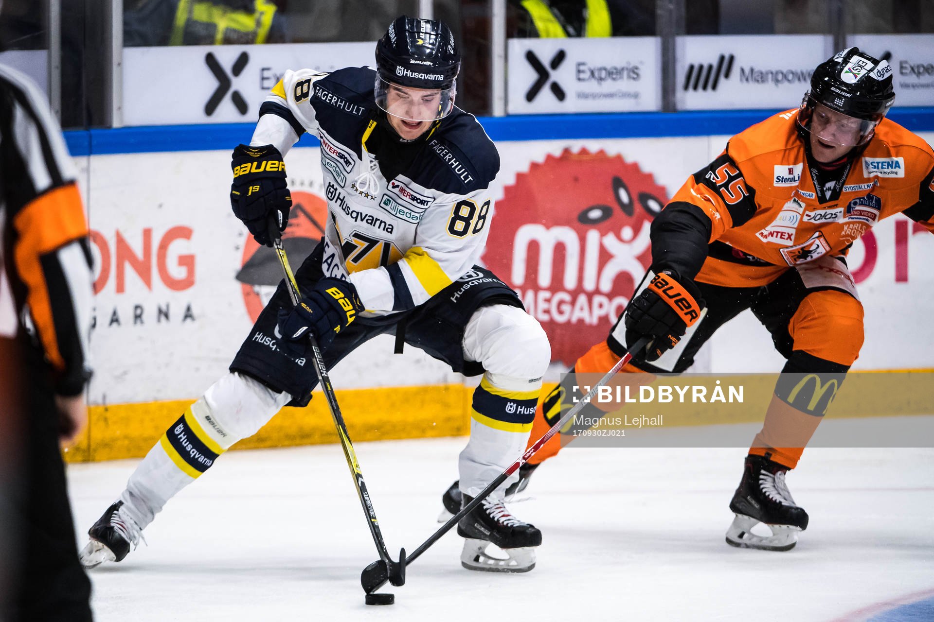 s Pierre Engvall  och Karlskronas David Printz