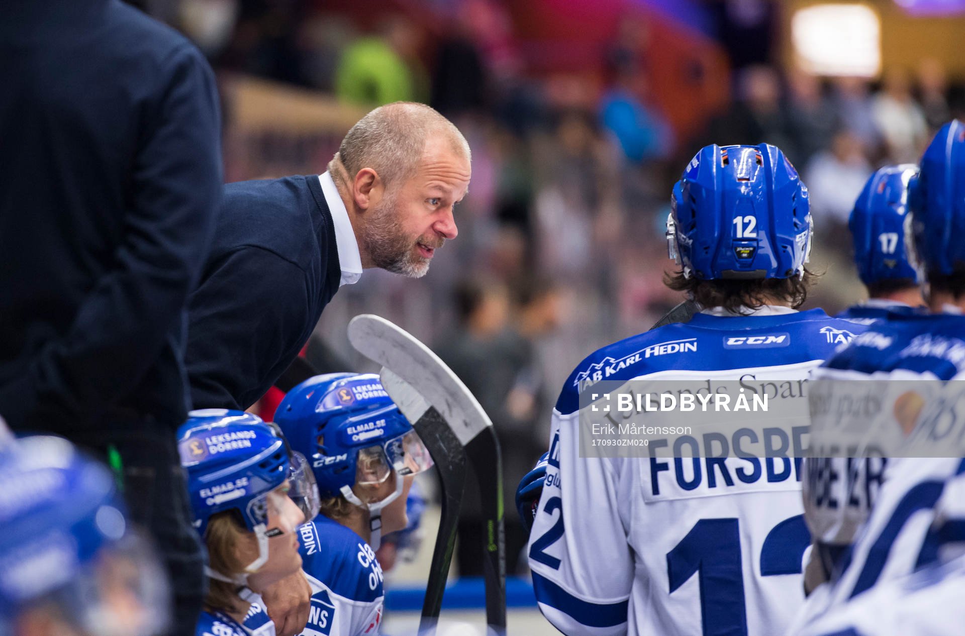 Leksands tränare Markus Åkerblom