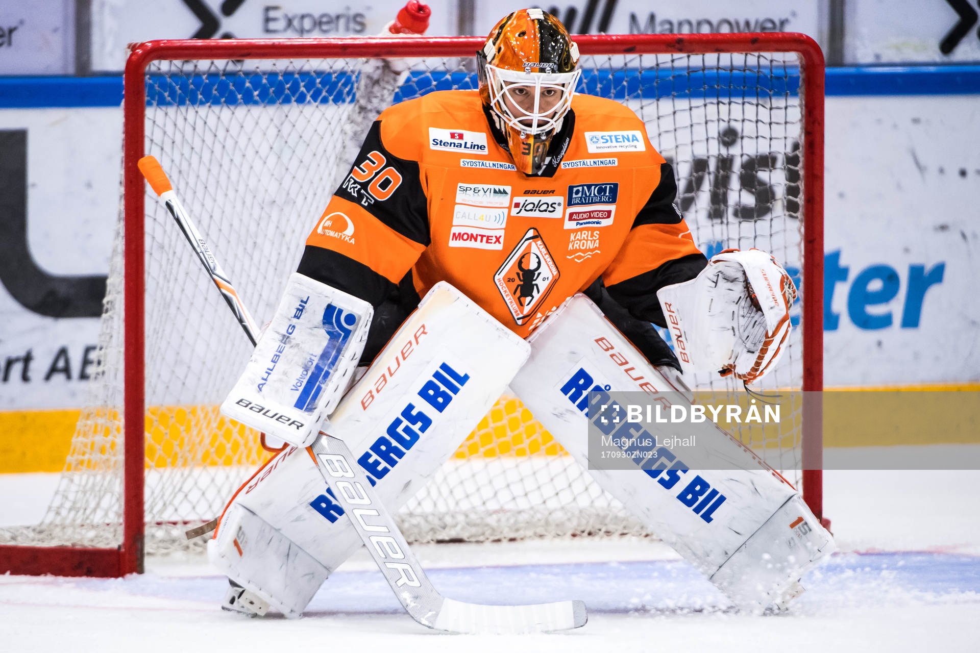 Karlskronas målvakt Henrik Lundberg