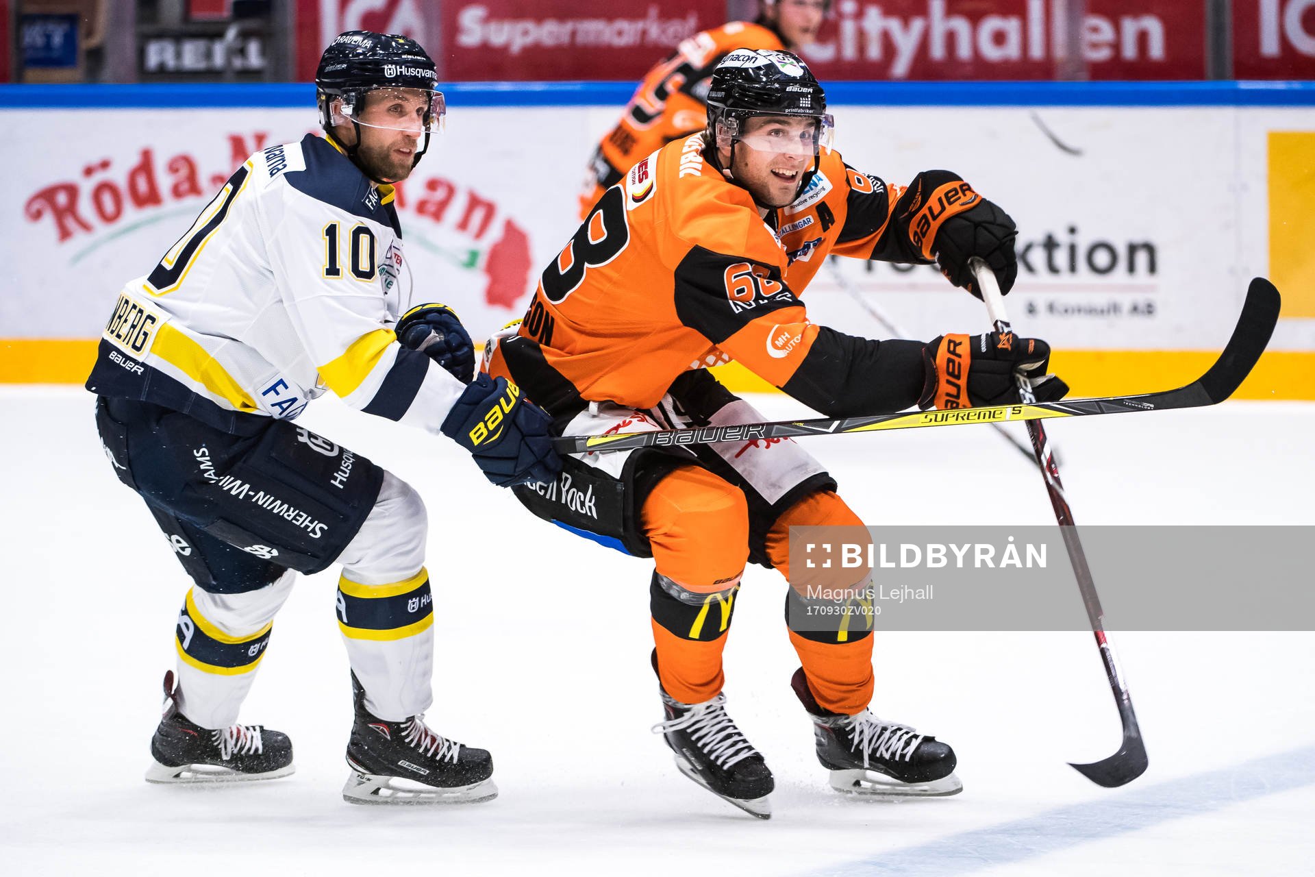 s Martin Thörnberg  och Karlskronas Daniel Gunnarsson