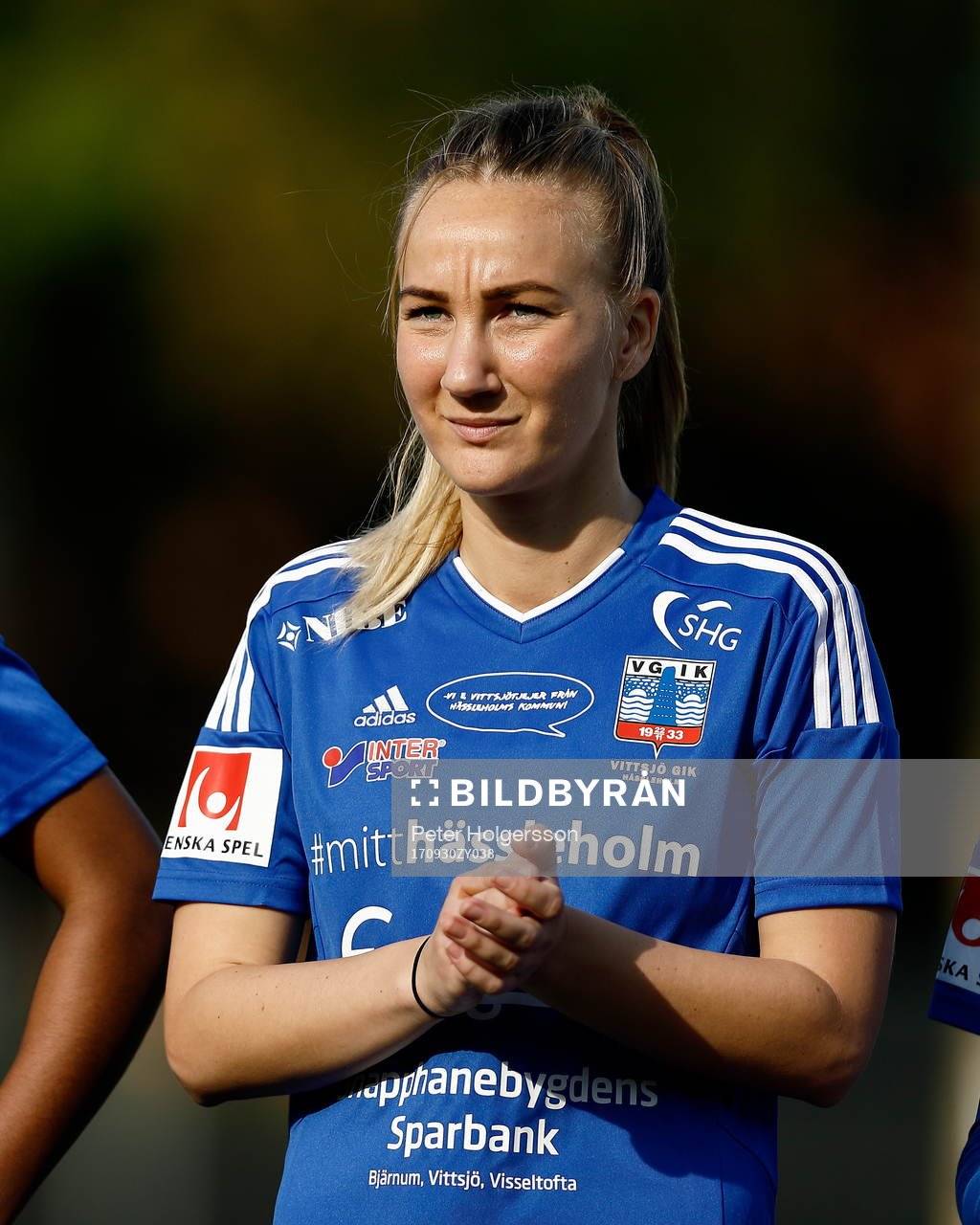 Vittsjös Emma Lundh före sin första match från start