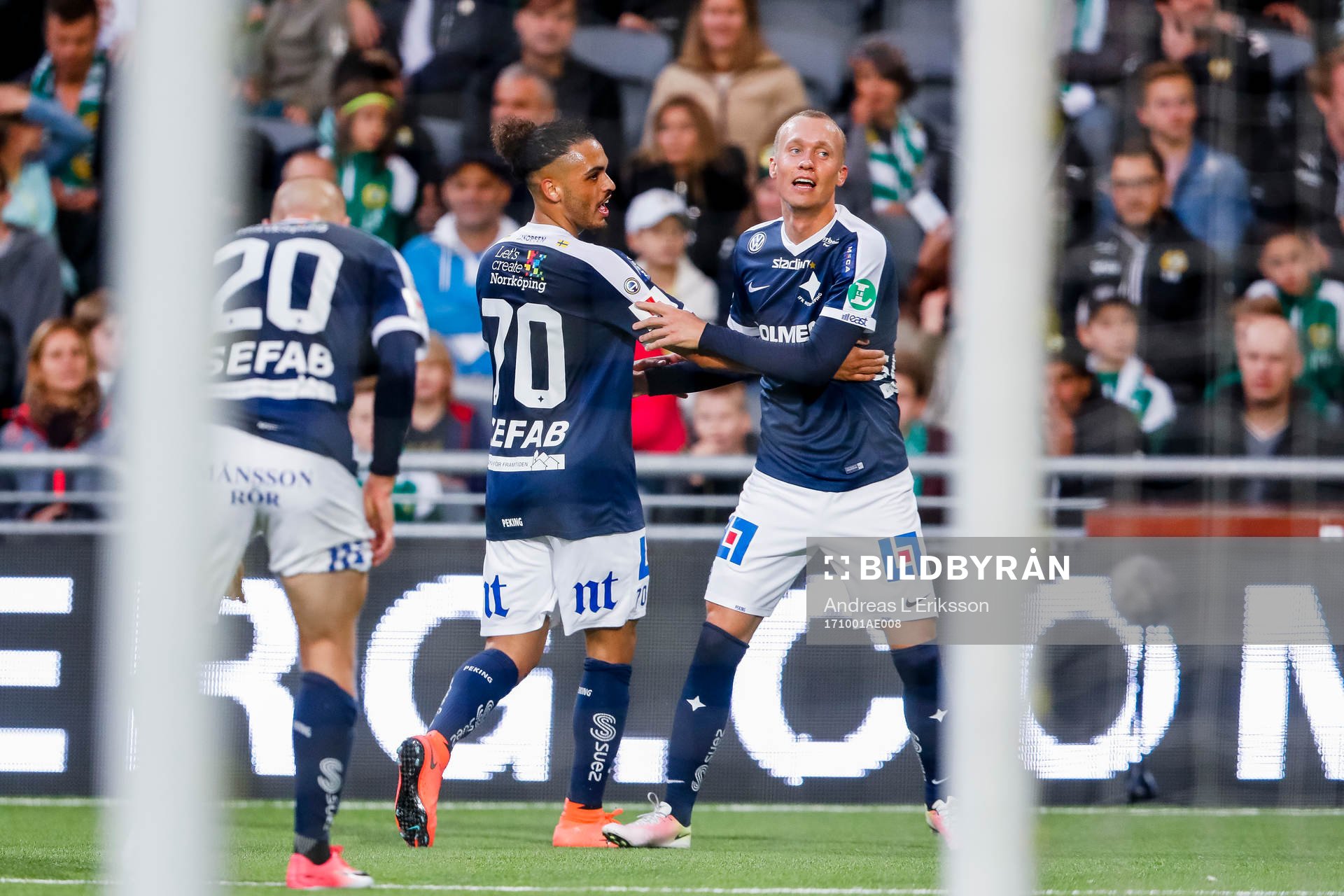 Norrköpings Alexander Jacobsen och Gudmundur Thorarinsson